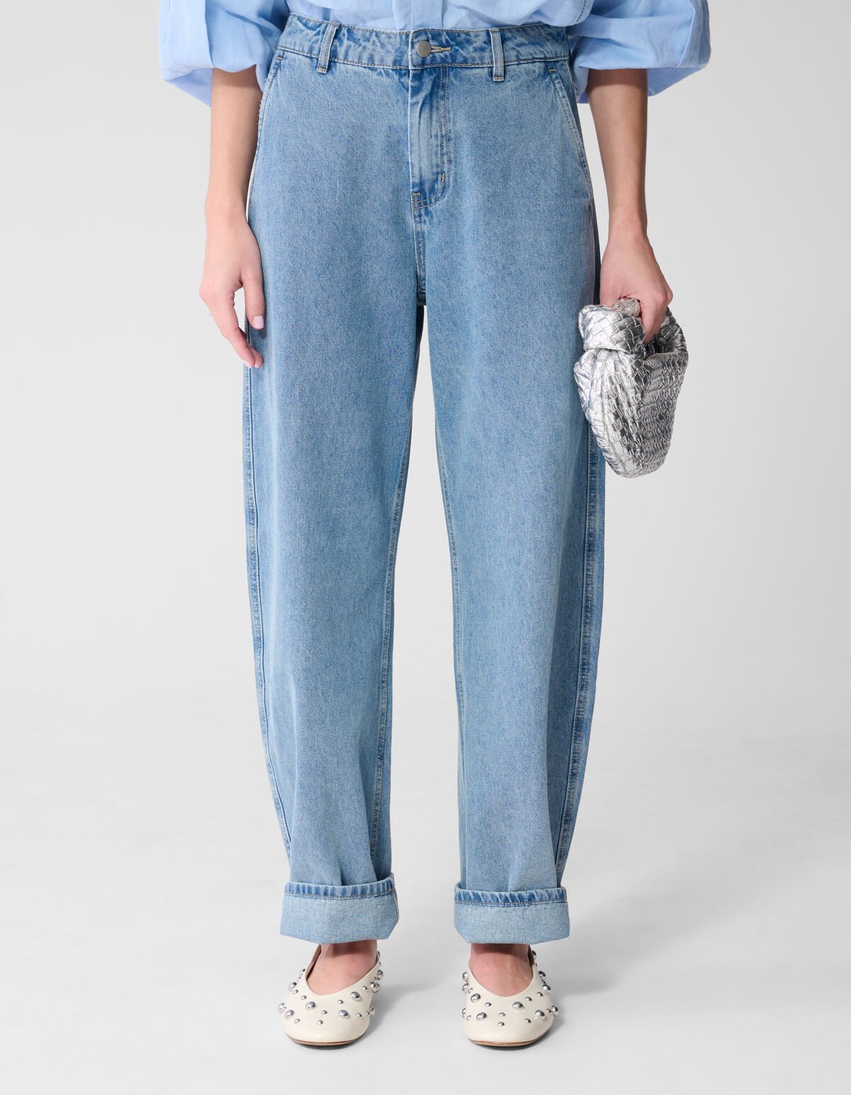 Barrel Fit Jeans Bleached By Mieke SHOEBY WOMEN