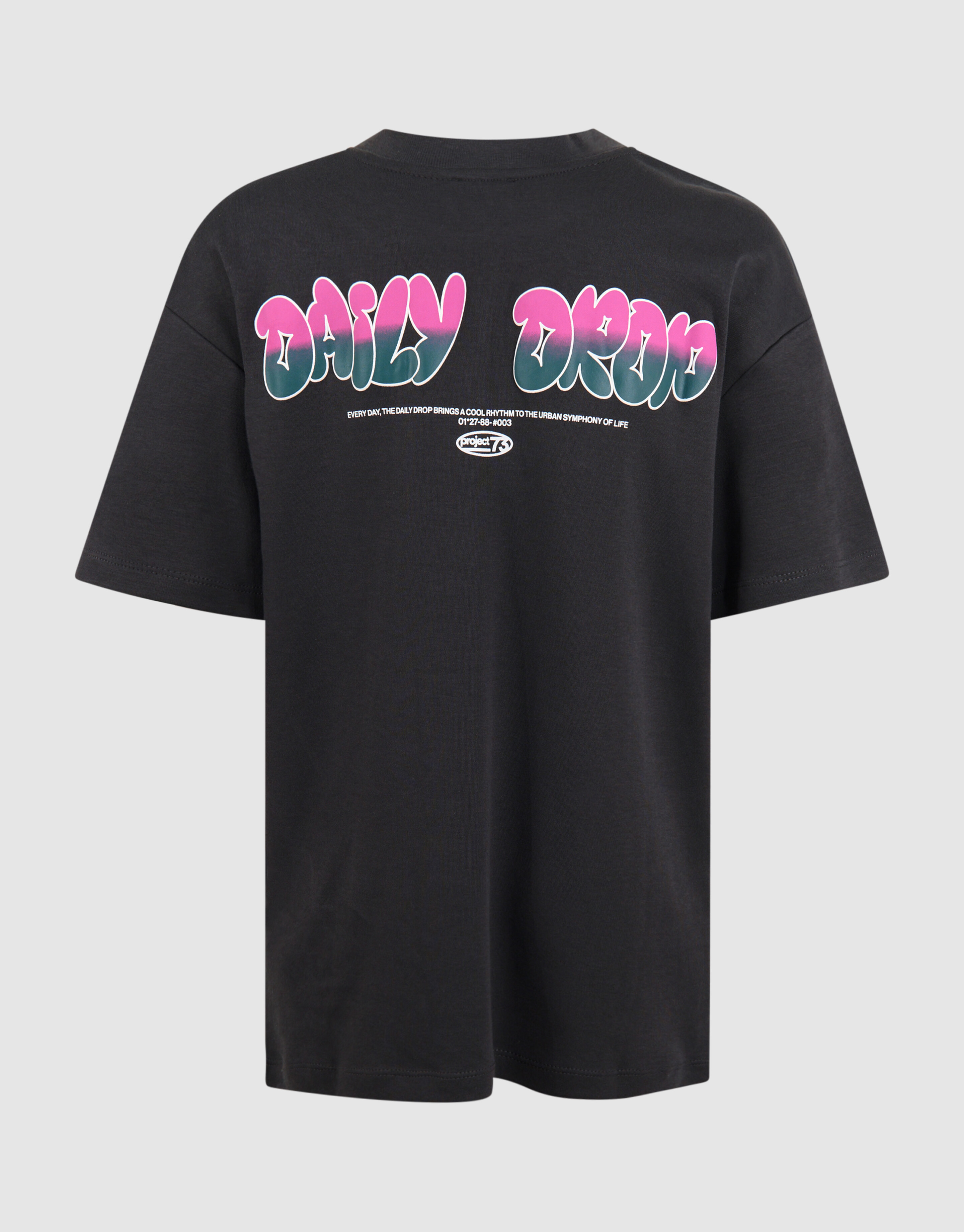 Tekst T-shirt Donkergrijs SHOEBY BOYS