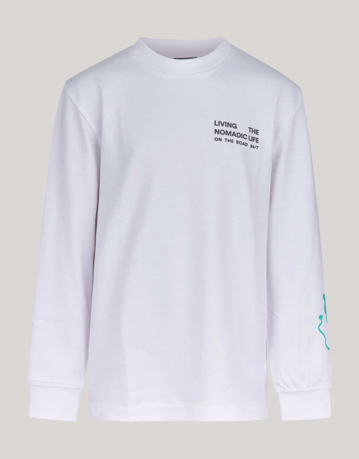 Artwork Longsleeve T-shirt Wit SHOEBY BOYS