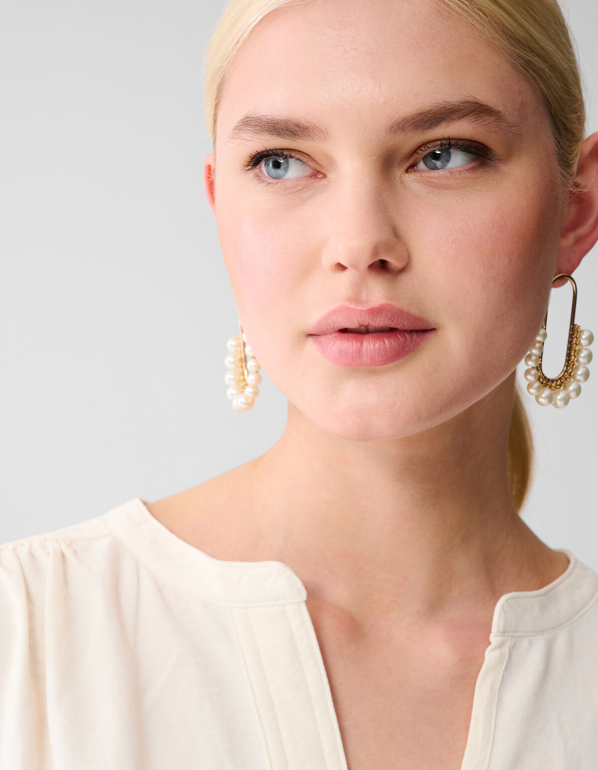 Twist Blouse Gebroken Wit SHOEBY WOMEN