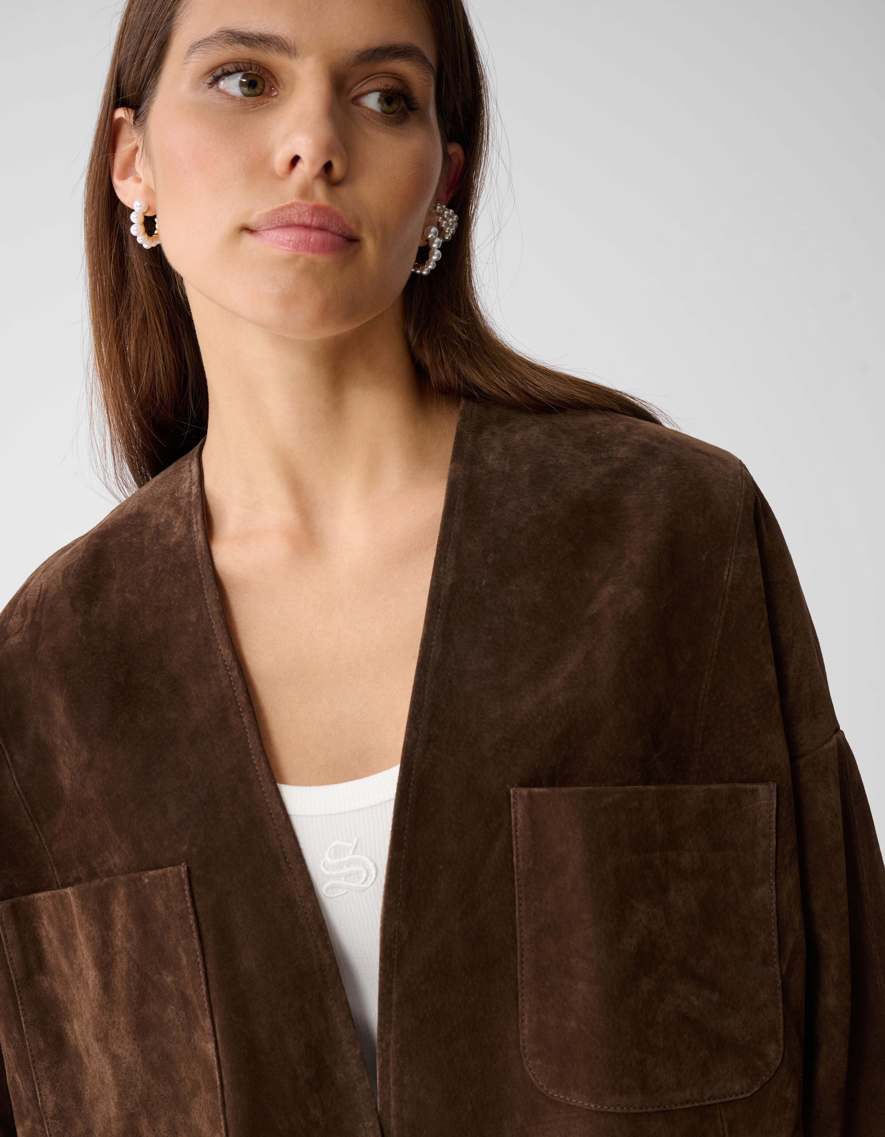 Relaxed Fit Suede Jack Bruin By Mieke SHOEBY WOMEN