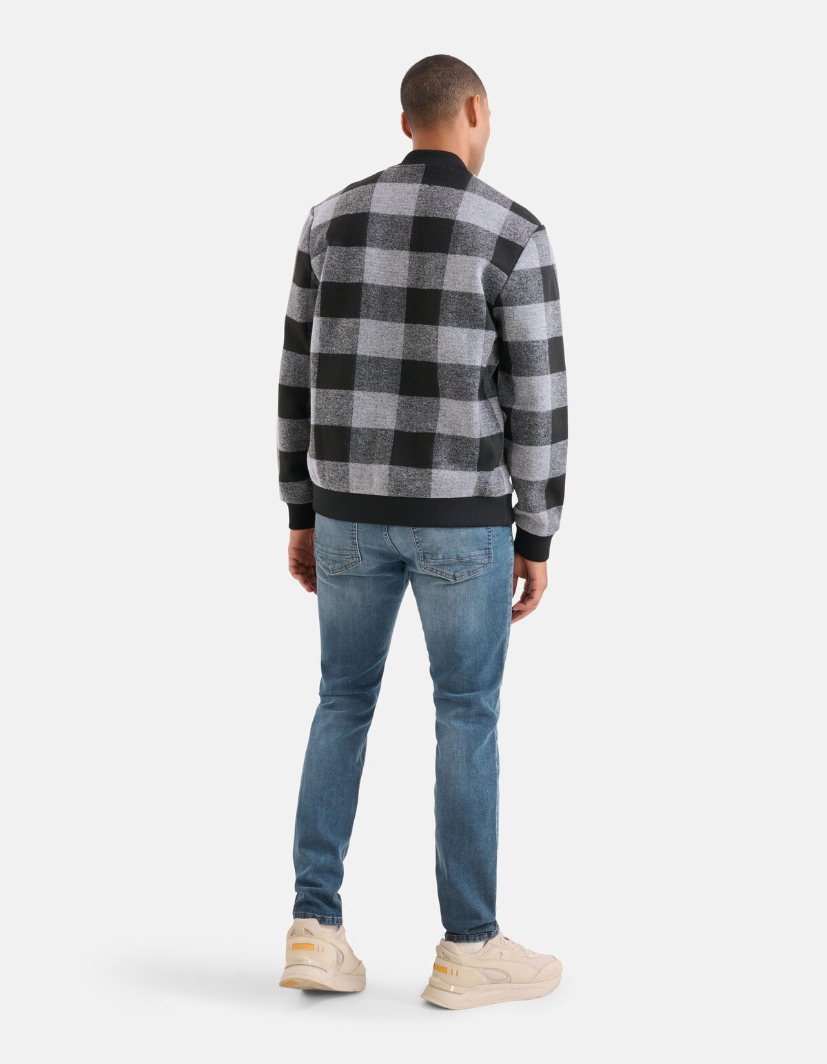 Ruiten Bomber Jack Grijs SHOEBY MEN