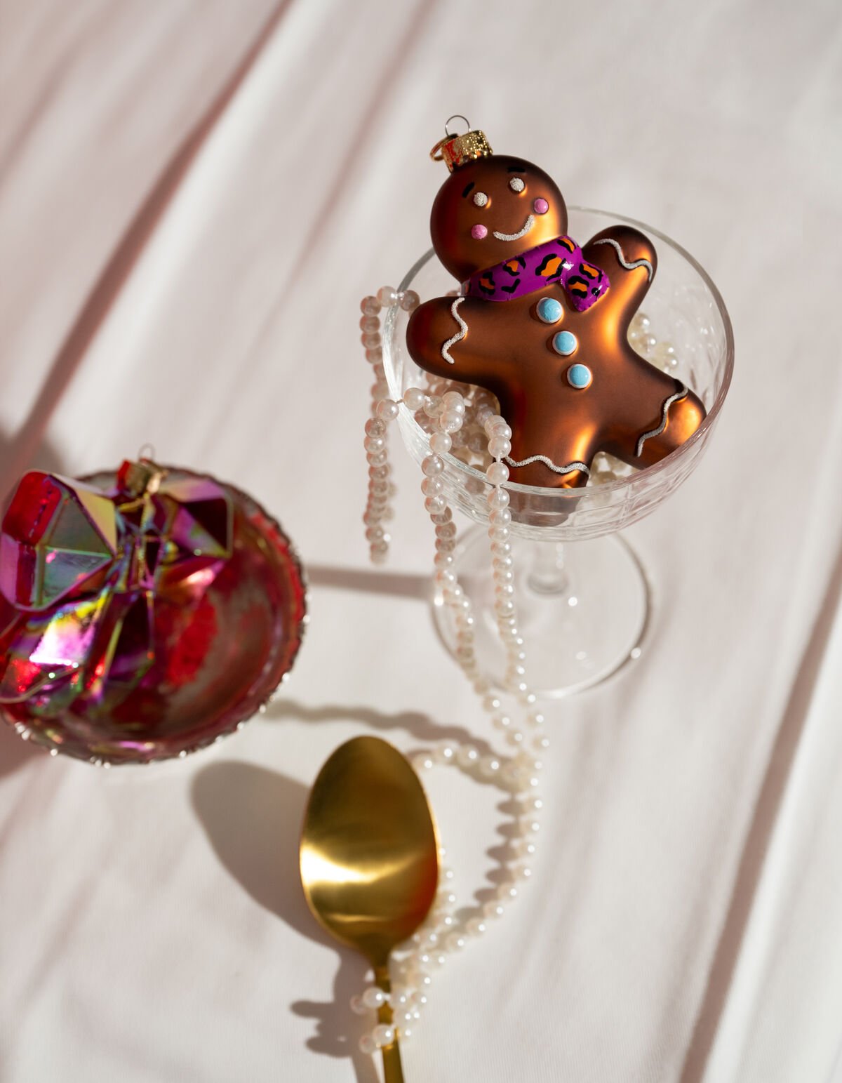 Gingerbread Cookie Kerstbal Bruin By Fred SHOEBY ACCESSOIRES