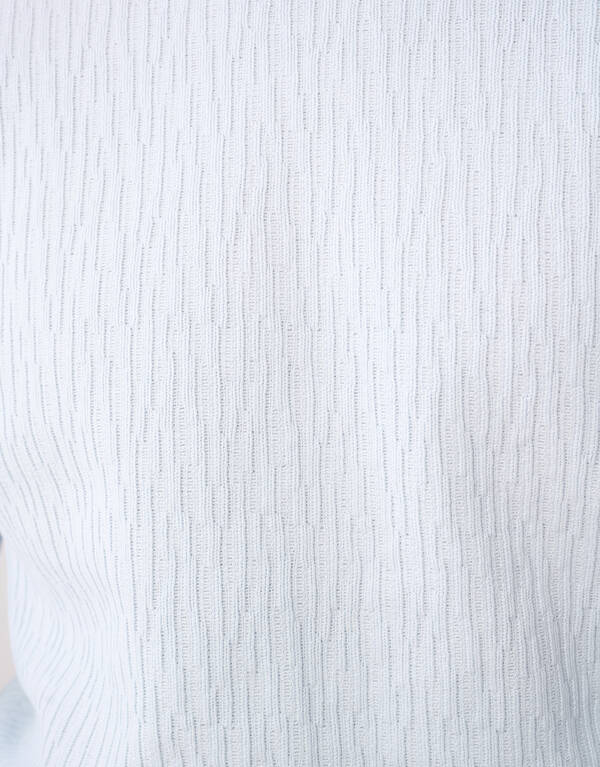 Structuur Sweater Lichtblauw SHOEBY MEN