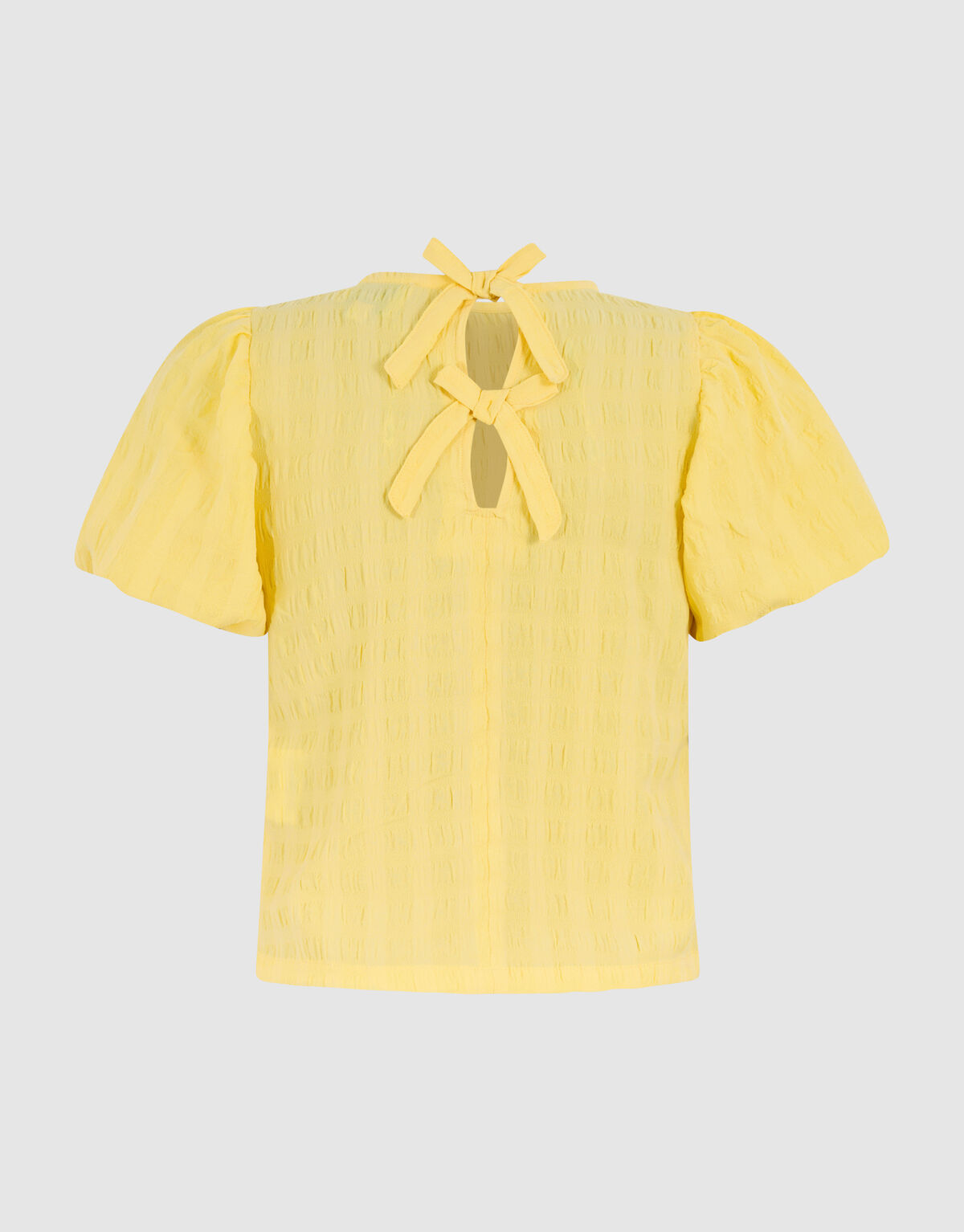 Crinkle Strik Top Lichtgeel SHOEBY GIRLS