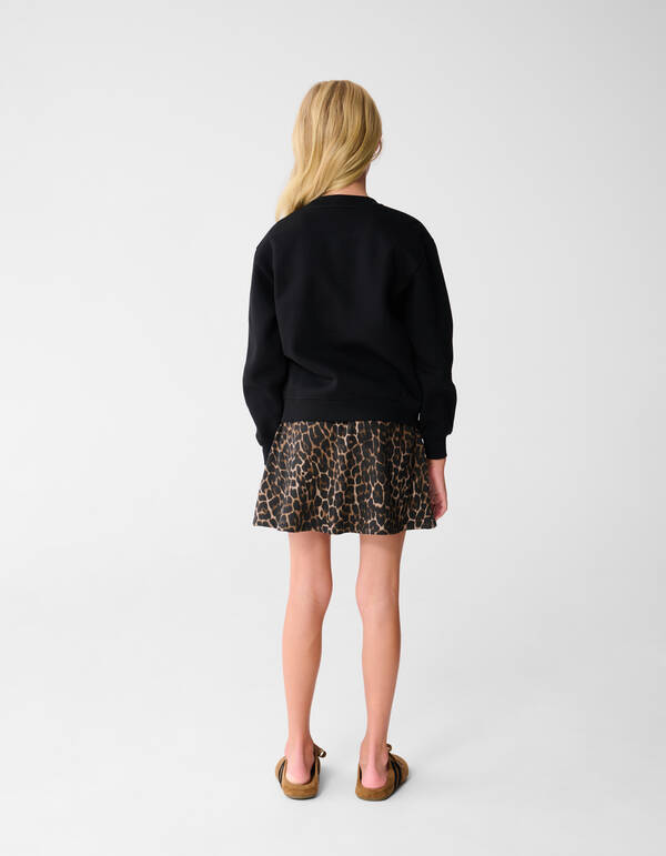 Tiger Artwork Sweater Zwart SHOEBY GIRLS