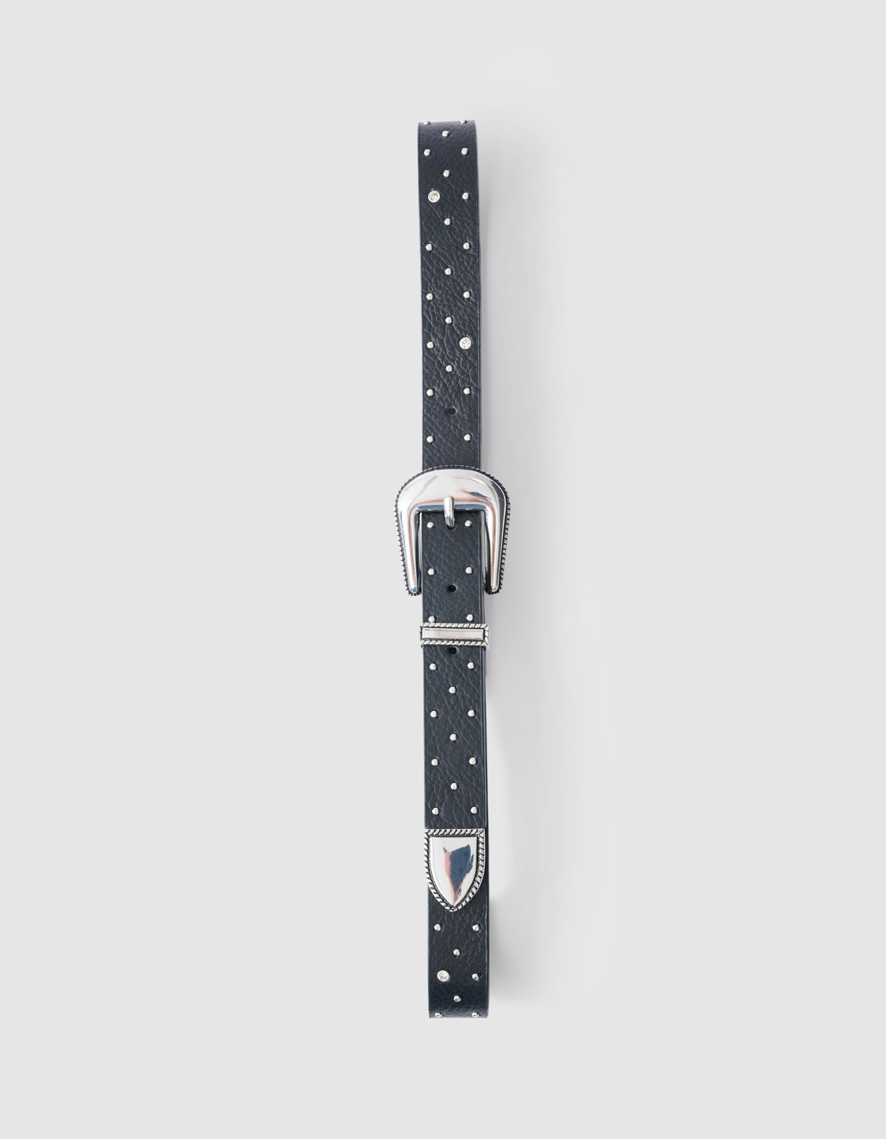 Strass Riem Zilver SHOEBY ACCESSOIRES