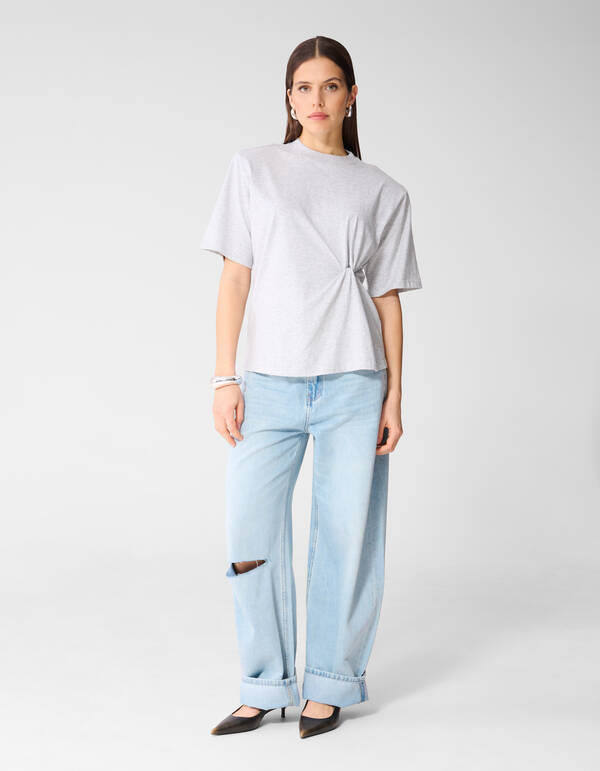 Straight Fit Jeans Bleached By Monica SHOEBY WOMEN