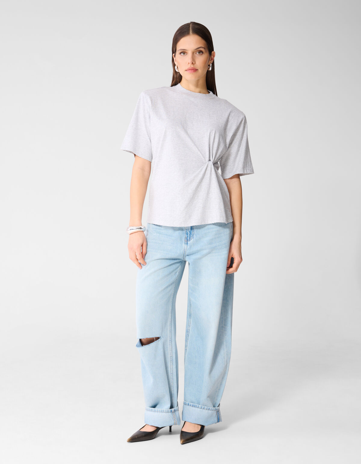 Straight Fit Jeans Bleached By Monica SHOEBY WOMEN