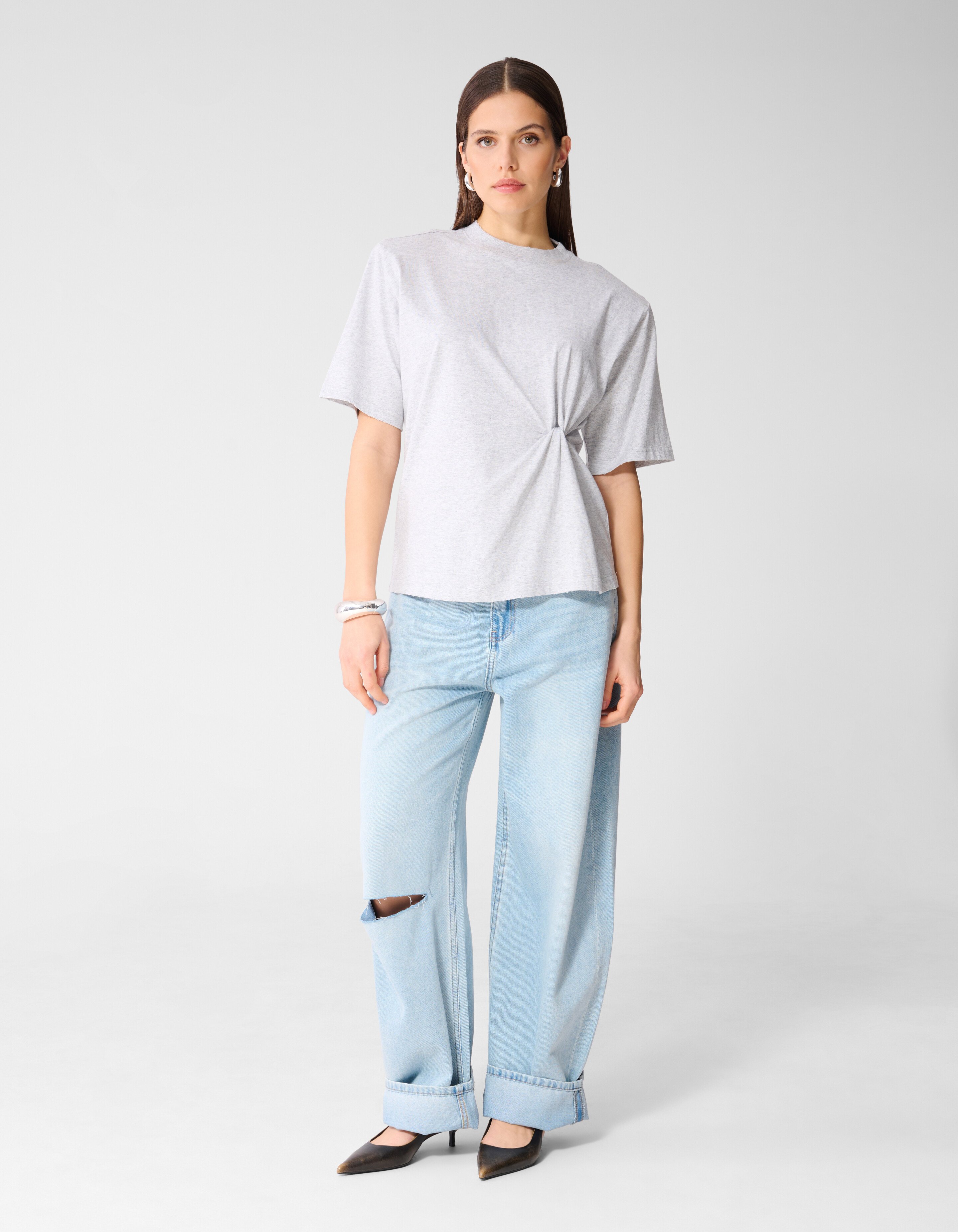 Straight Fit Jeans Bleached By Monica SHOEBY WOMEN
