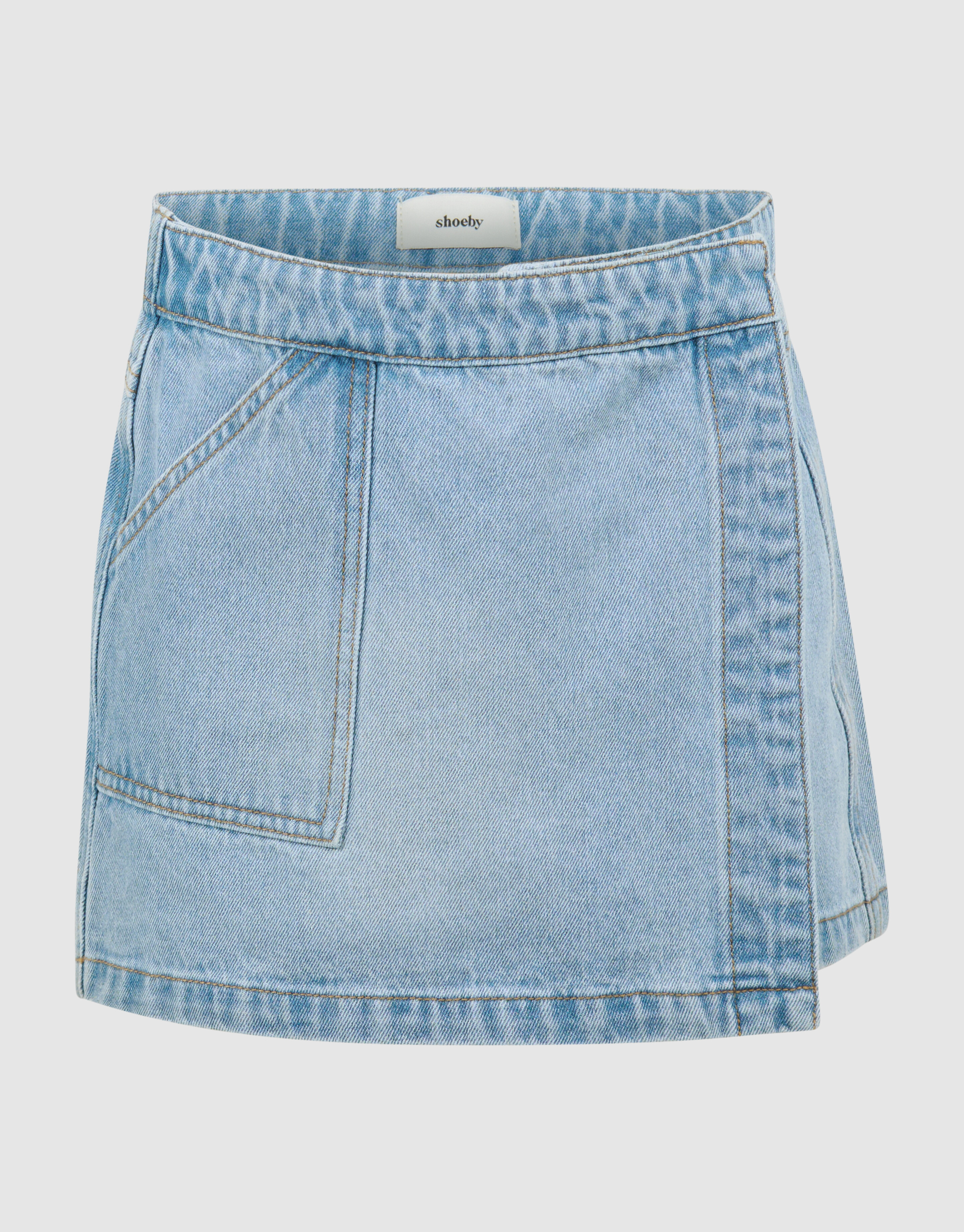 Denim Wrap Skort Bleached SHOEBY GIRLS