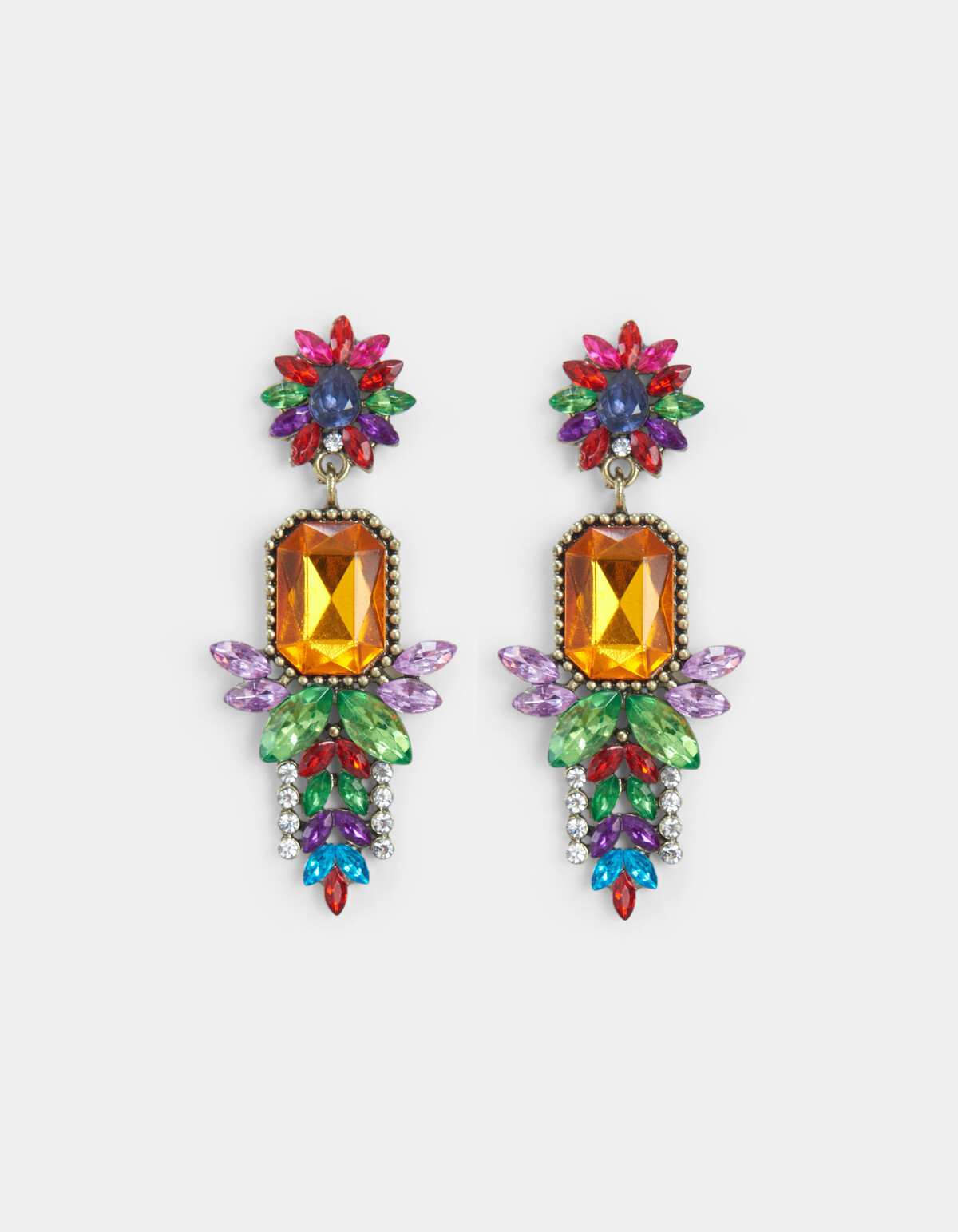 Colored Stones Oorbellen