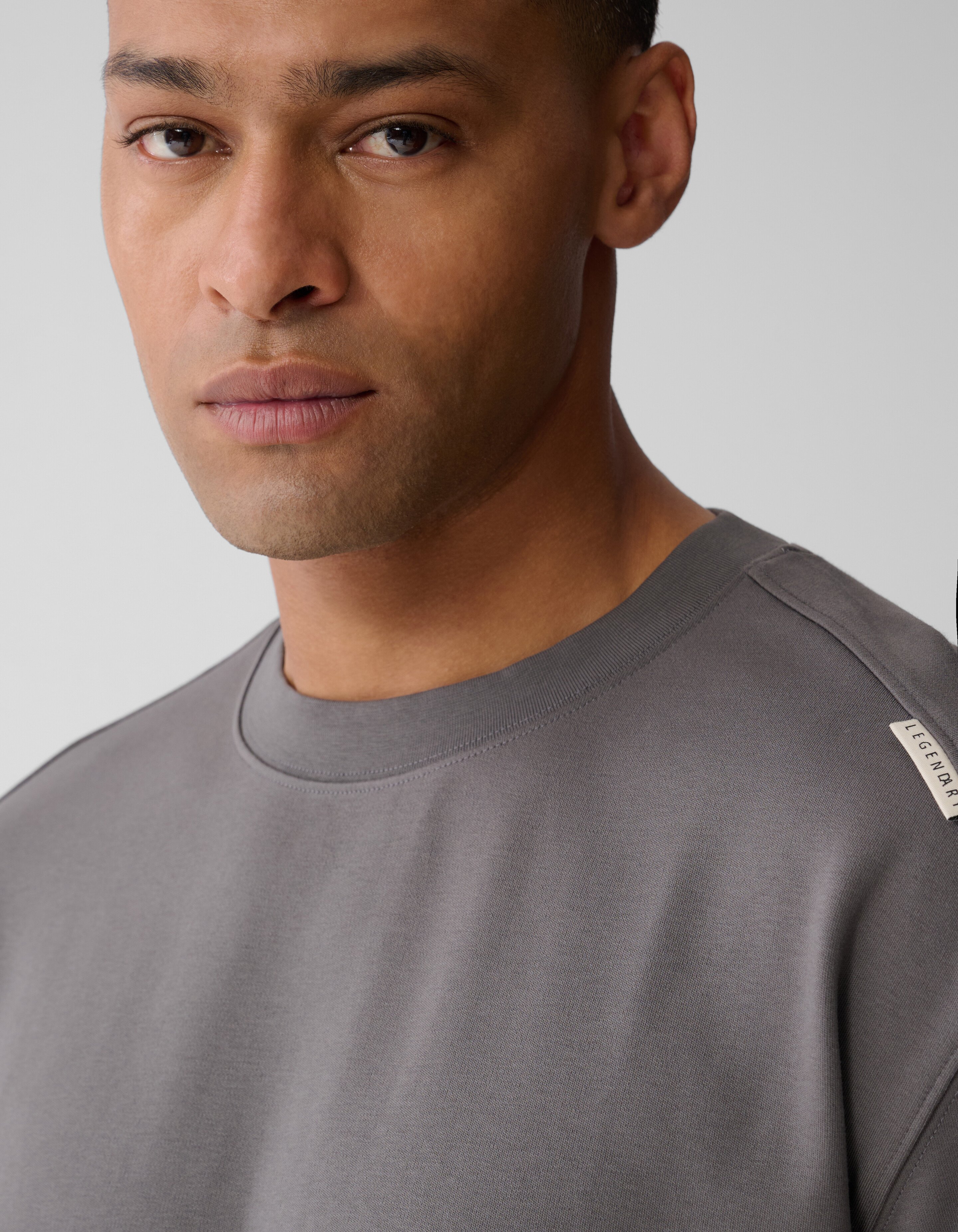 Label T-shirt Donkergroen SHOEBY MEN