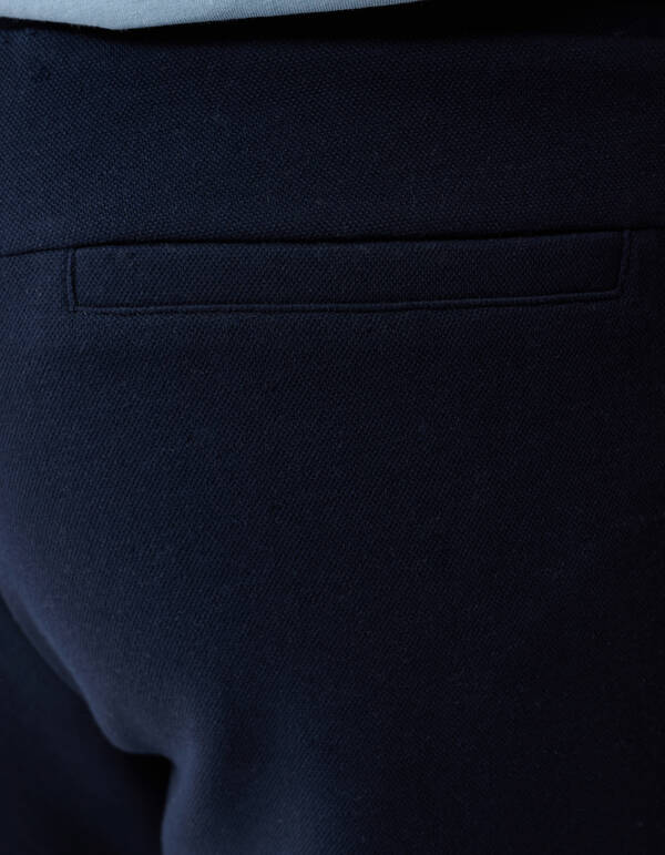 Pique Regular Fit Broek Donkerblauw SHOEBY MEN