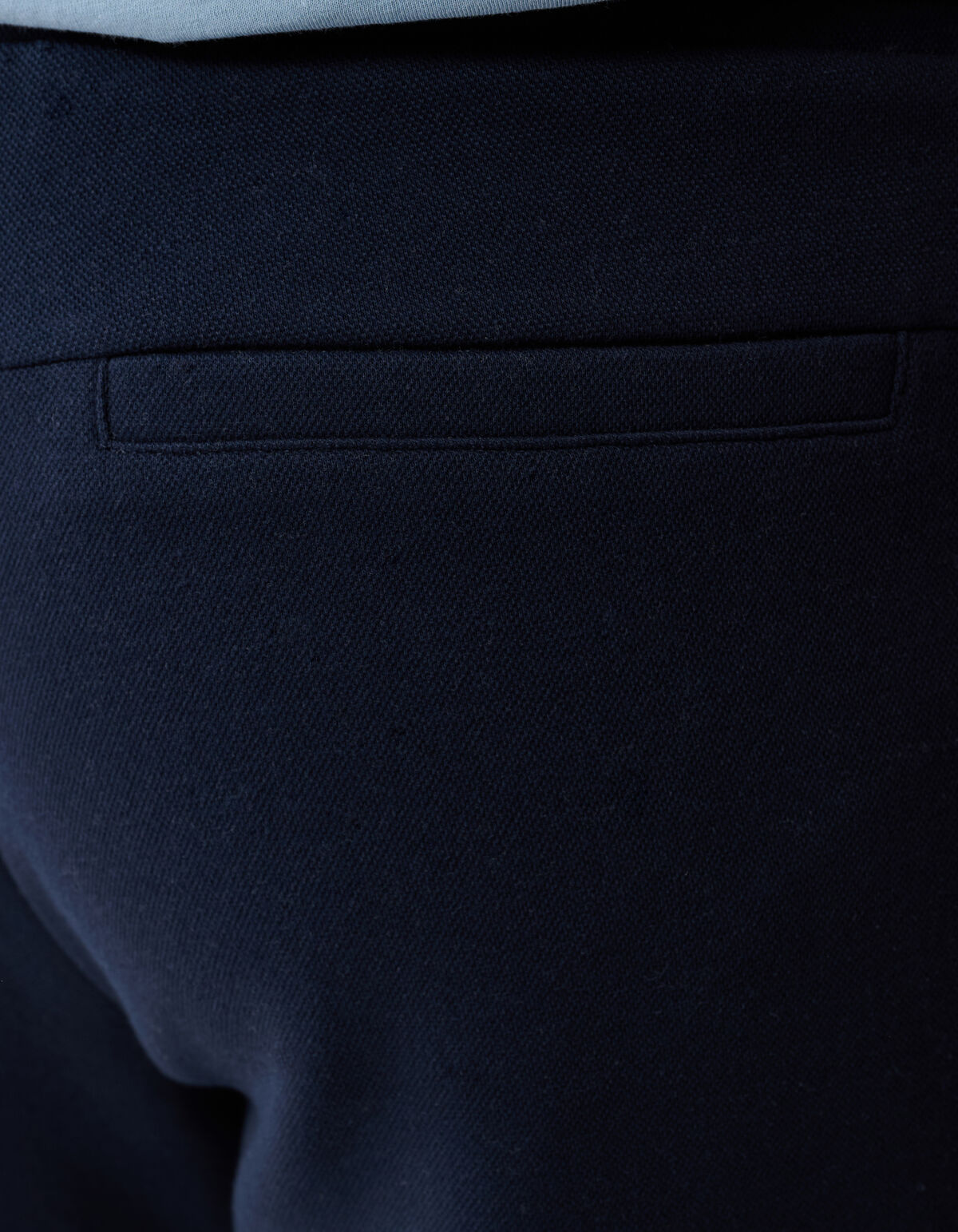 Pique Regular Fit Broek Donkerblauw SHOEBY MEN