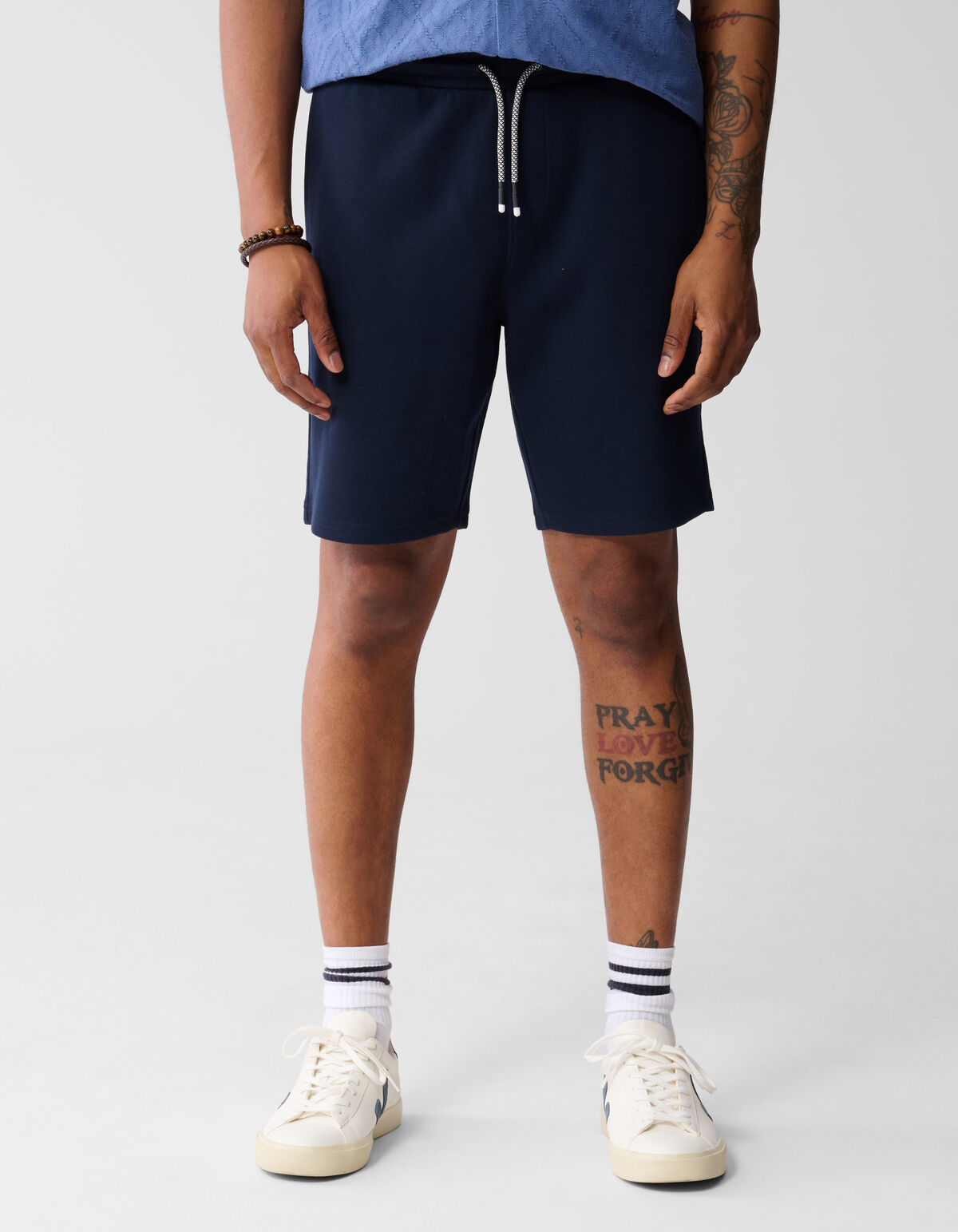 Pique Logo Short Donkerblauw SHOEBY MEN