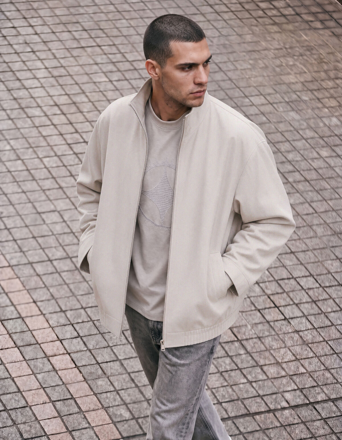 Funnel Neck Jack Zand SHOEBY MEN