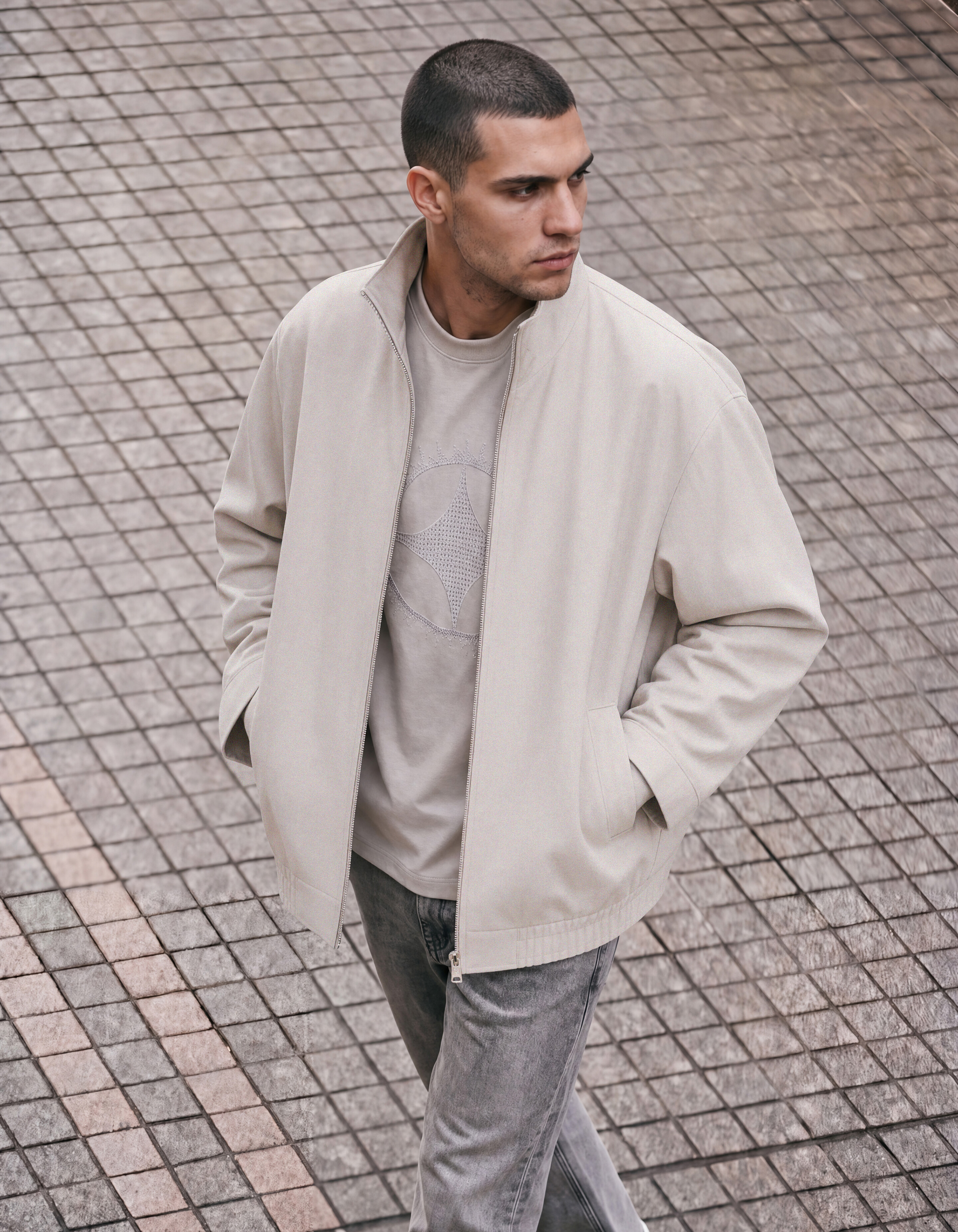 Funnel Neck Jack Zand SHOEBY MEN