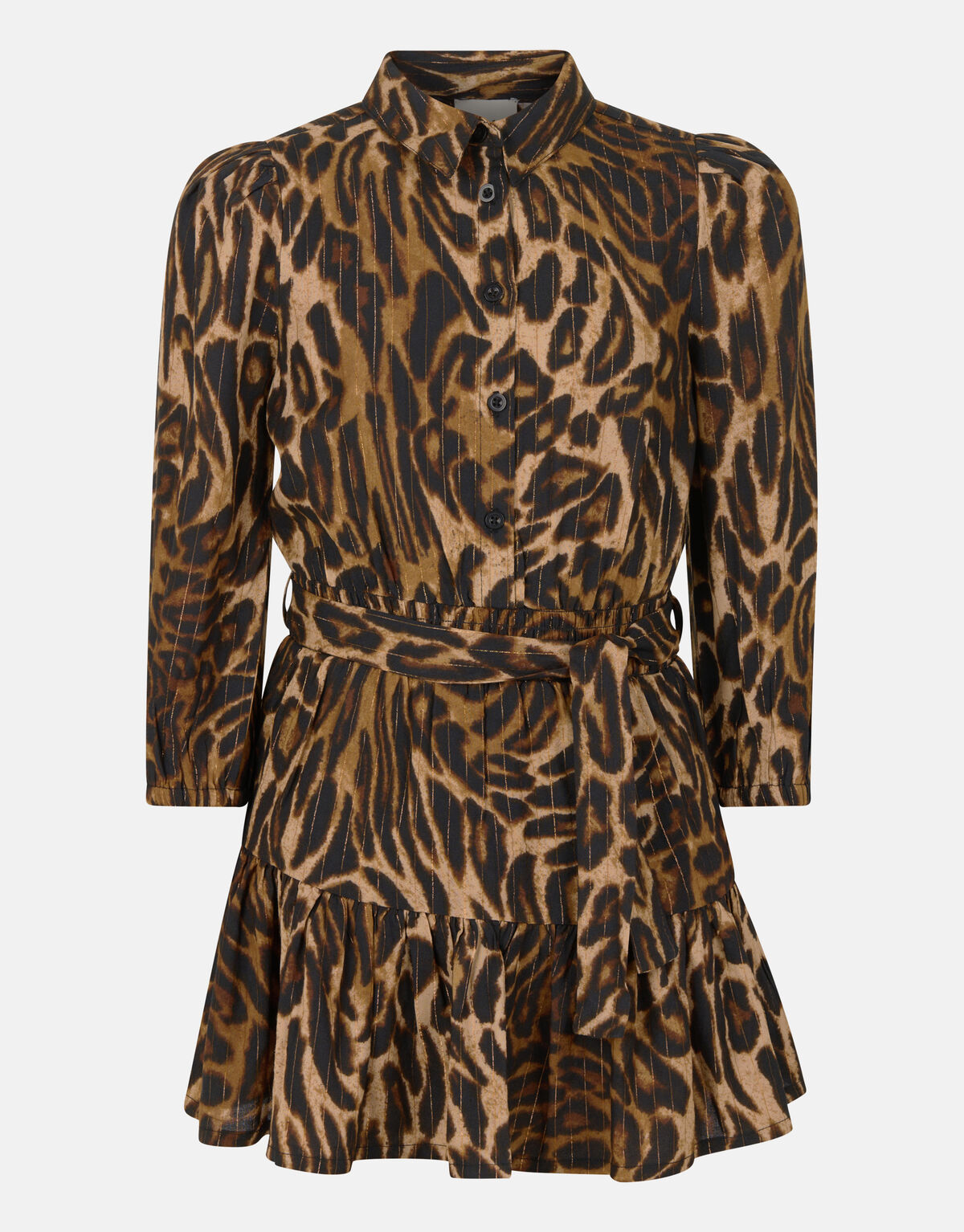 Leopard Jurk Bruin SHOEBY GIRLS