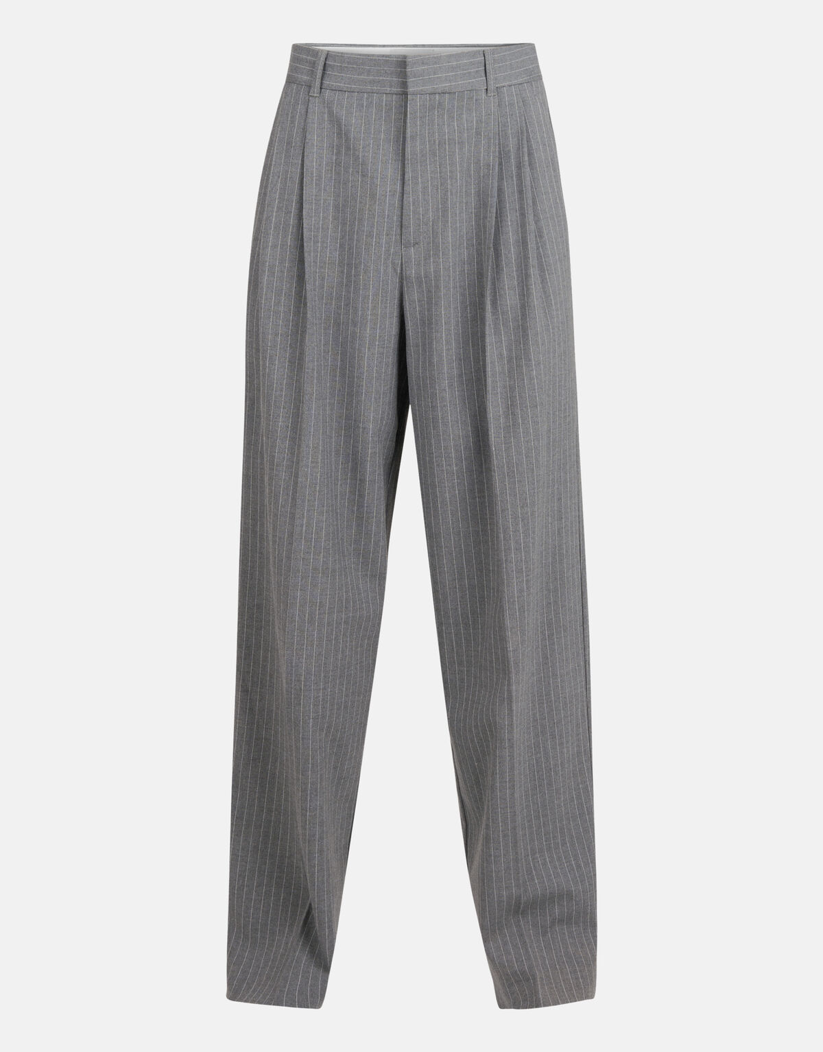 Loose Fit Pinstripe Pantalon Antraciet SHOEBY WOMEN