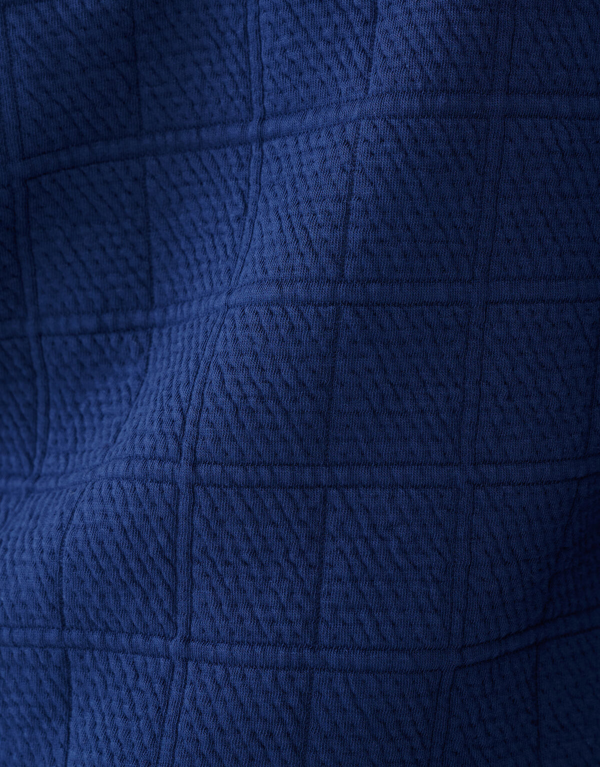 Structuur Sweater Donkerblauw SHOEBY MEN