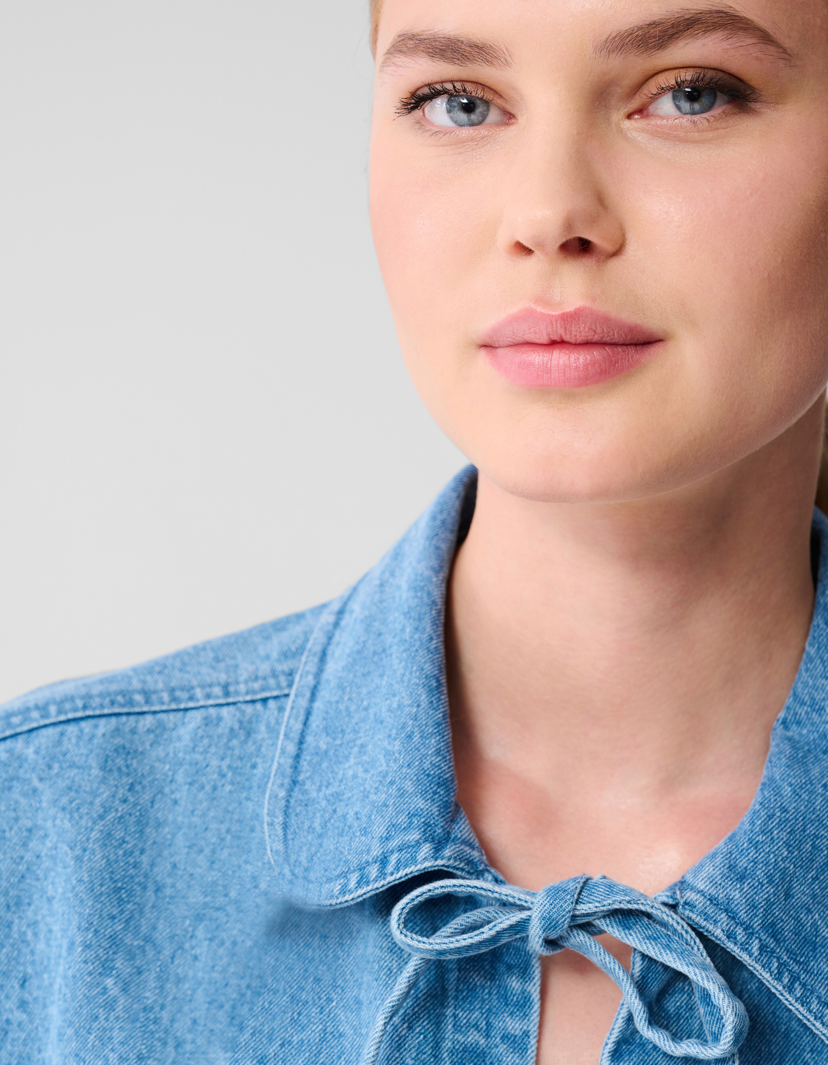 Oversized Denim Gilet Blauw SHOEBY WOMEN