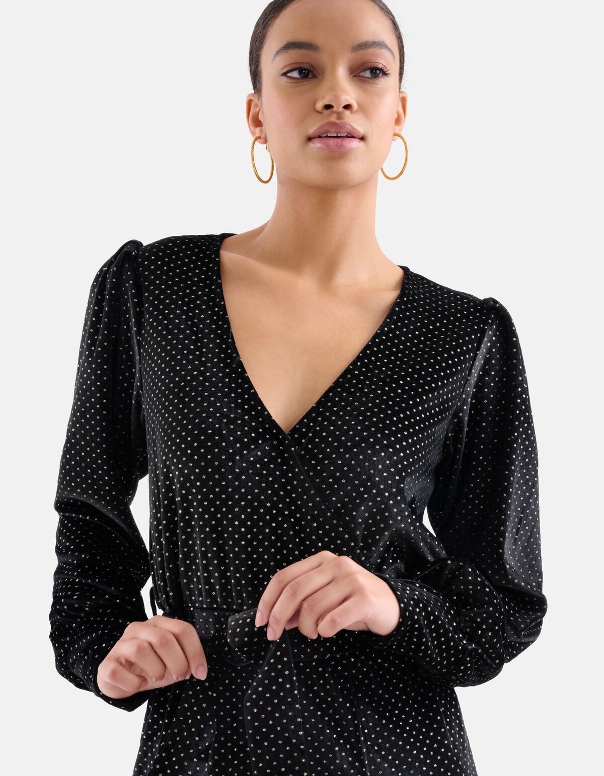 Glitter Jumpsuit Zwart EKSEPT