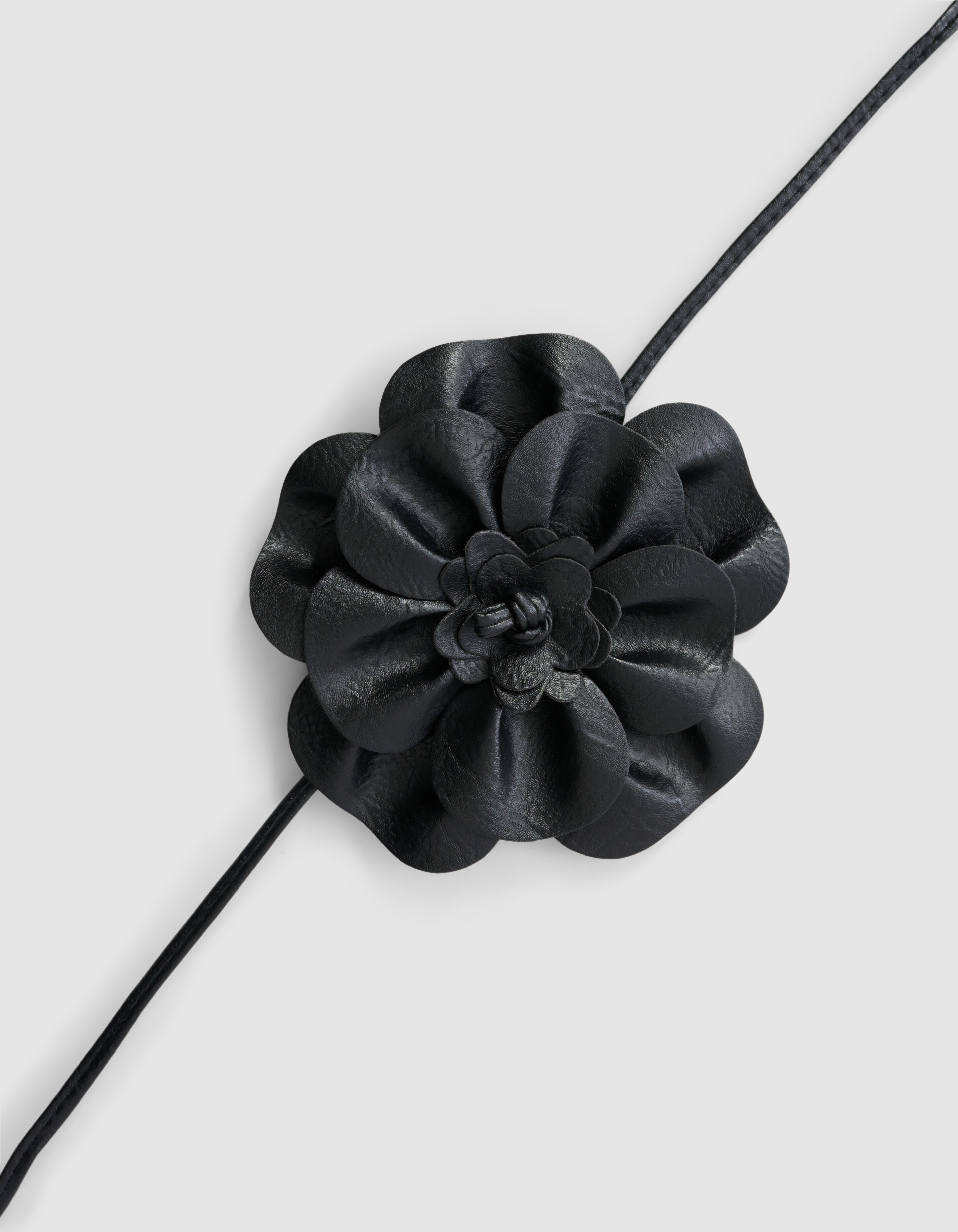 Flower Strap Riem Zwart SHOEBY ACCESSOIRES