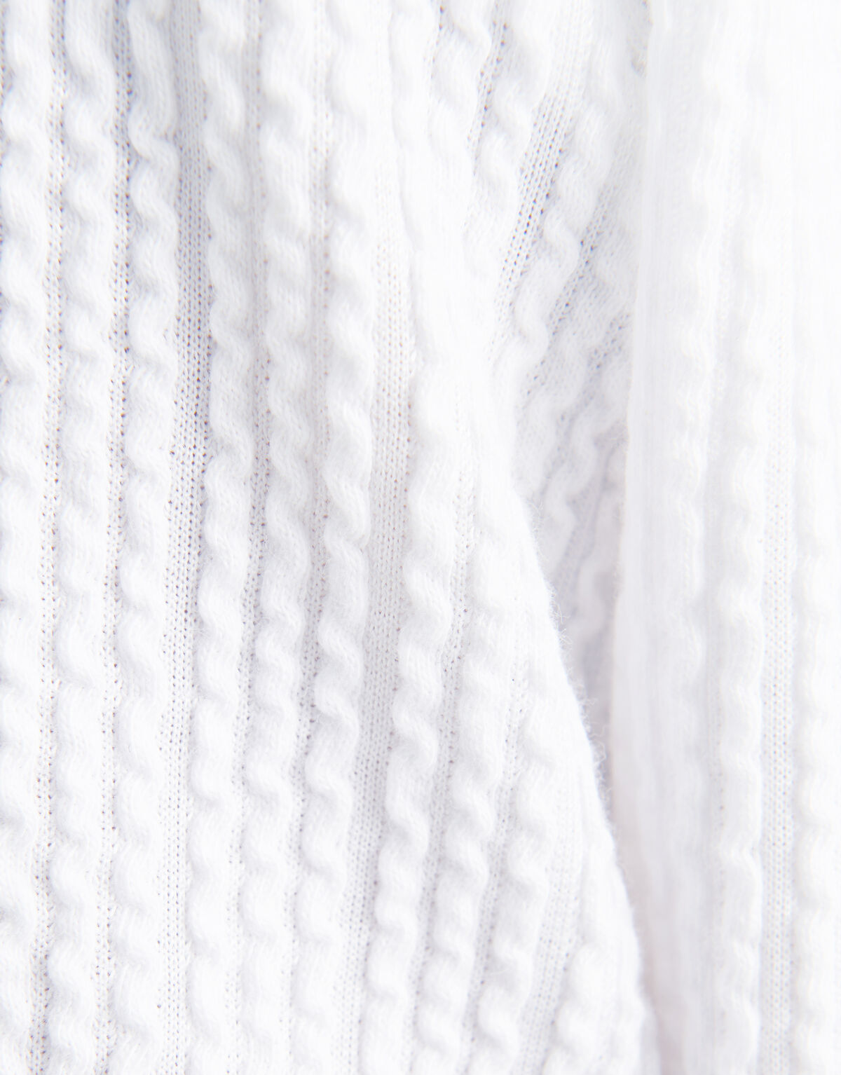 Seersucker T-shirt Wit SHOEBY MEN