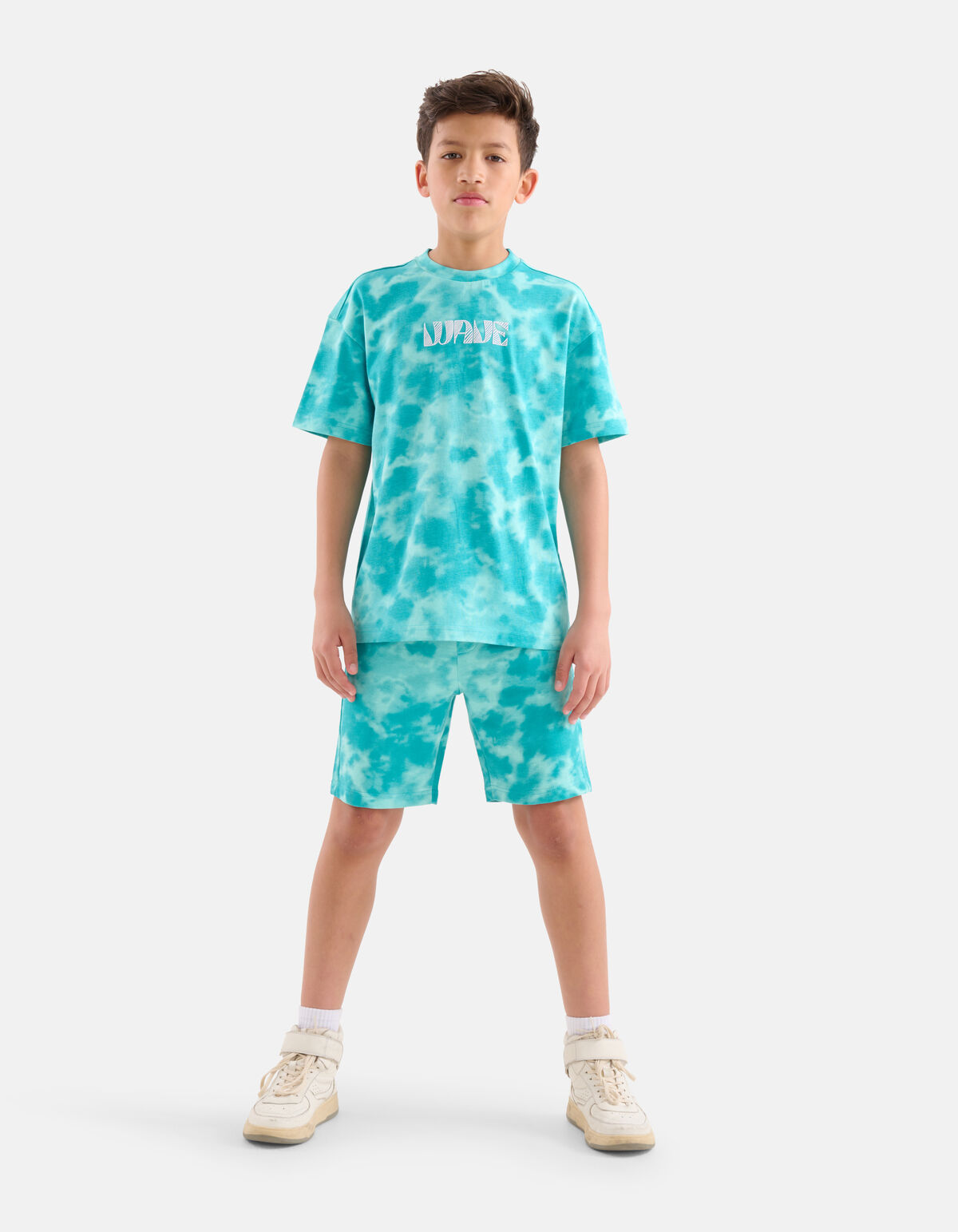 Tie Dye T-shirt Blauw SHOEBY BOYS