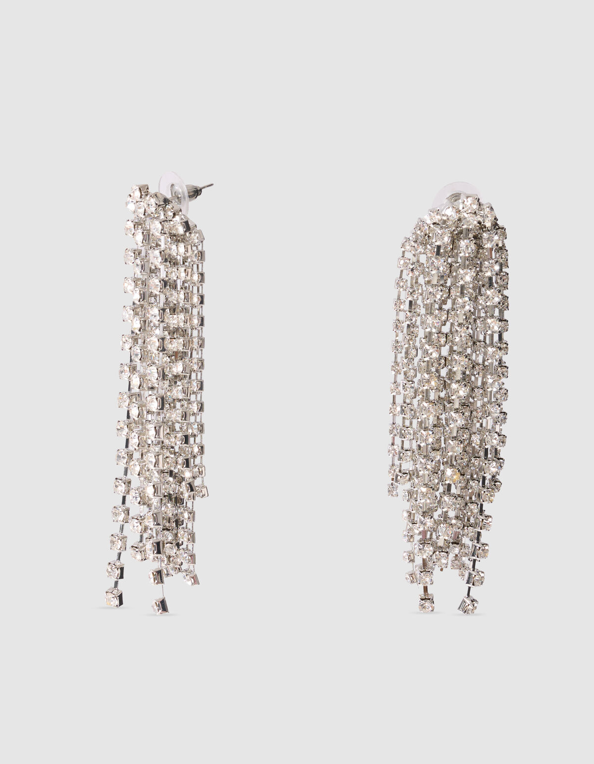 Strass Oorbellen Zilver SHOEBY ACCESSOIRES