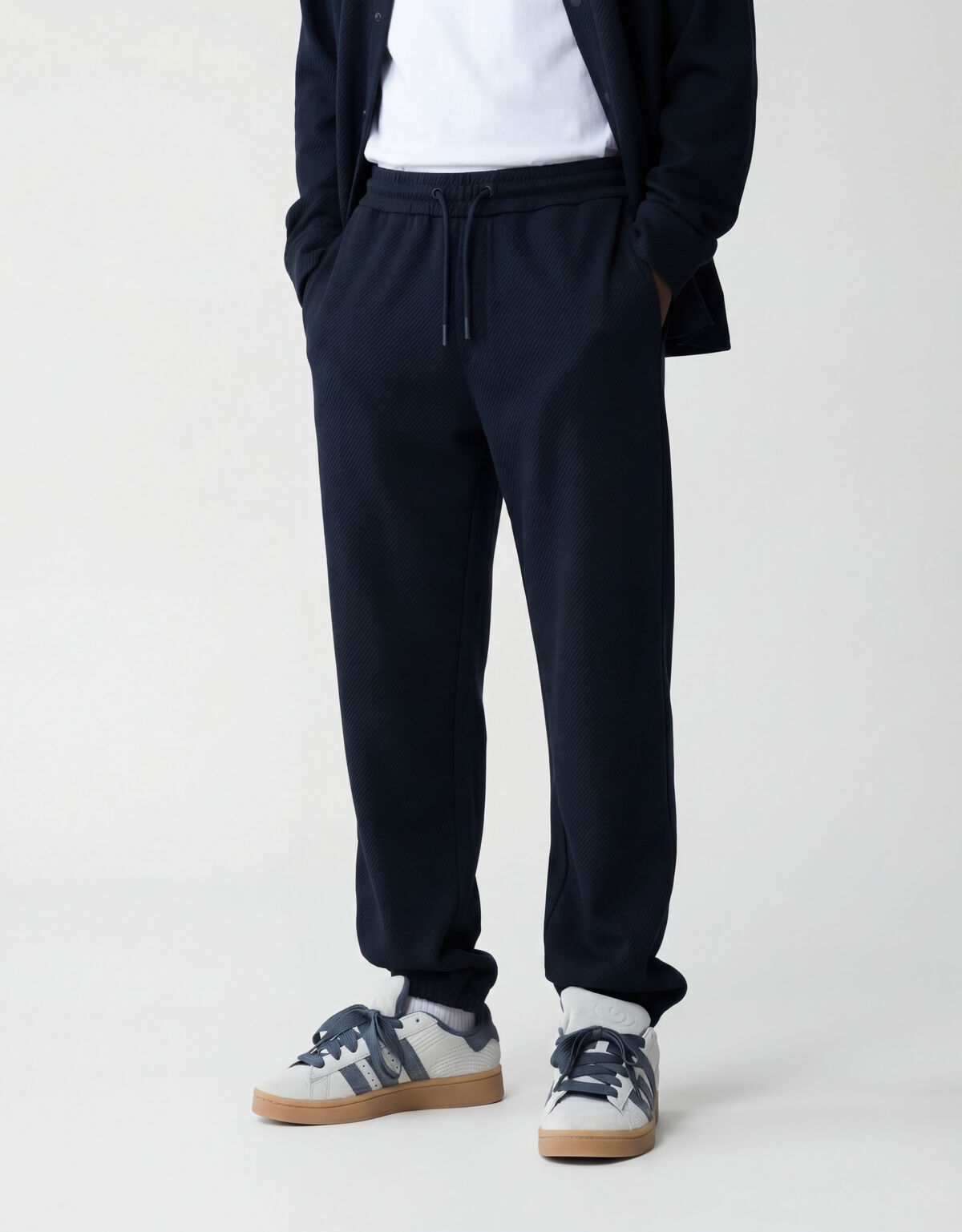 Structuur Broek Donkergrijs SHOEBY BOYS