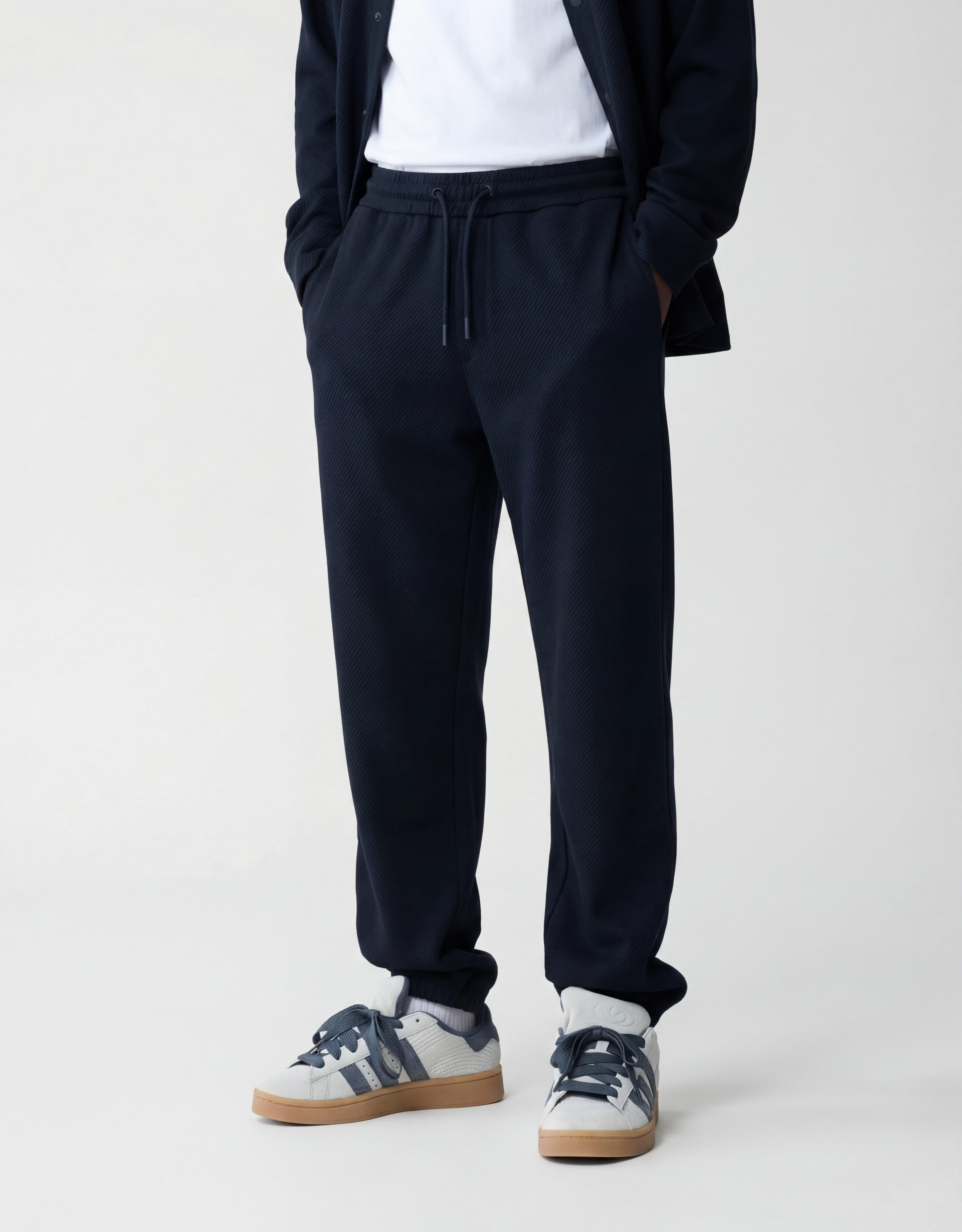 Structuur Broek Donkergrijs SHOEBY BOYS