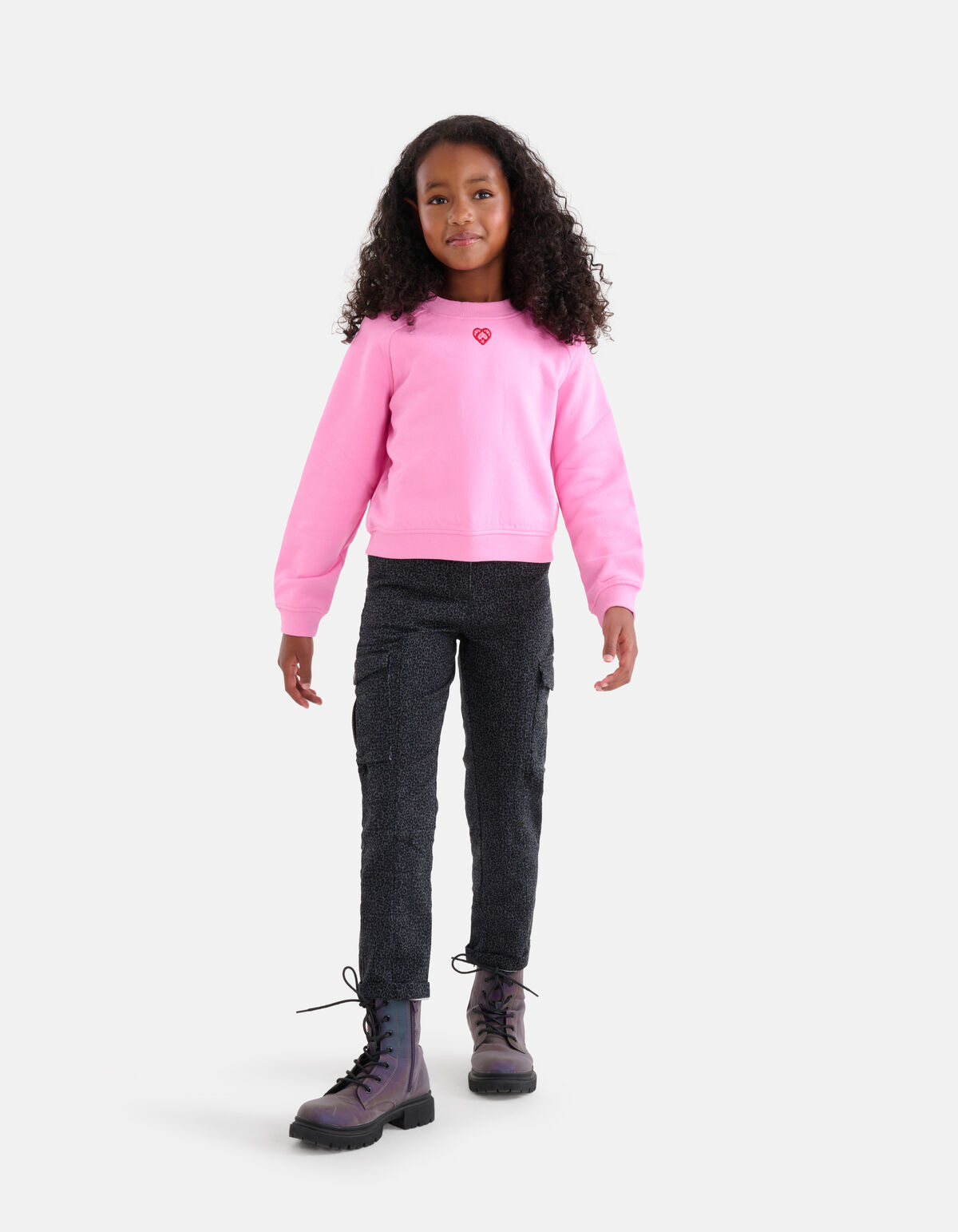 Embroidery Sweater Roze SHOEBY GIRLS