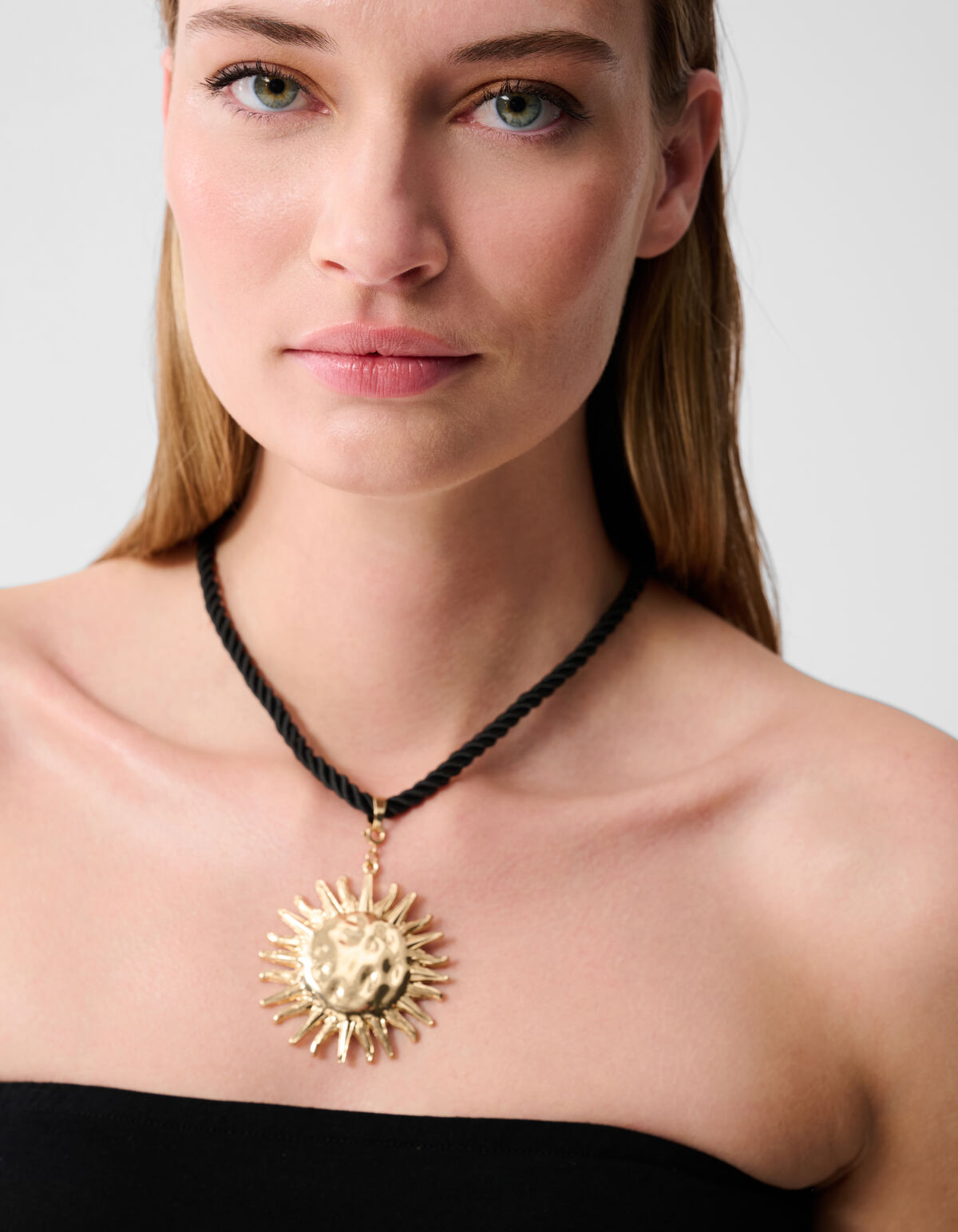 Strapless Maxi Jurk Zwart SHOEBY WOMEN