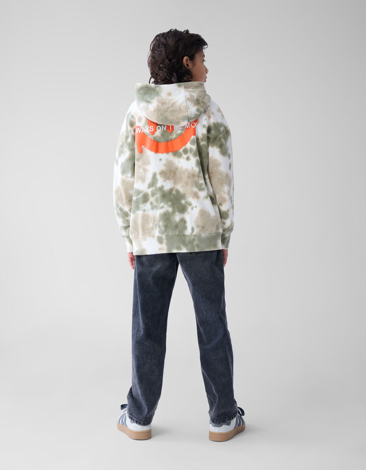 Tie Dye Hoodie Groen SHOEBY BOYS