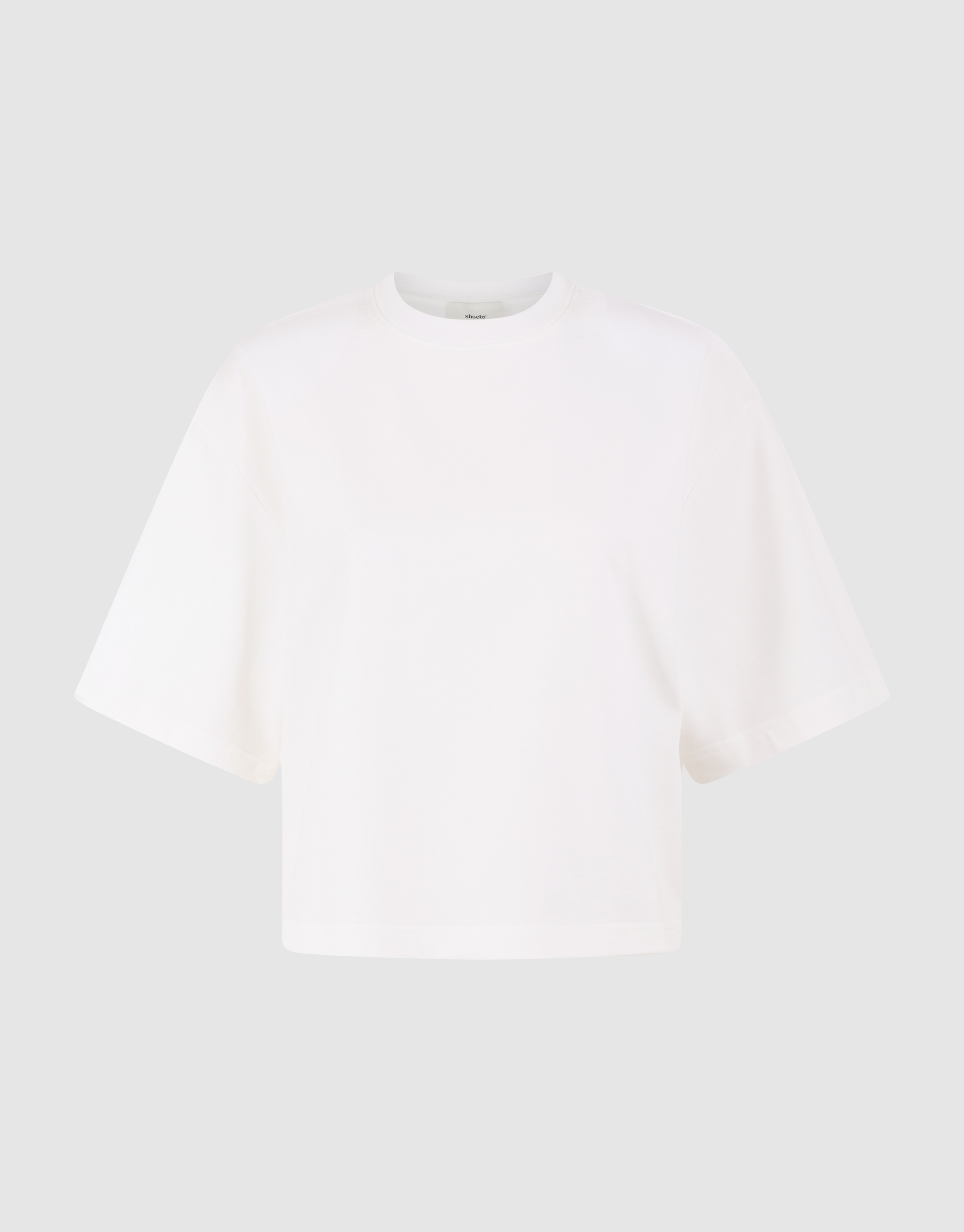 Big Shoulder T-shirt Wit SHOEBY WOMEN