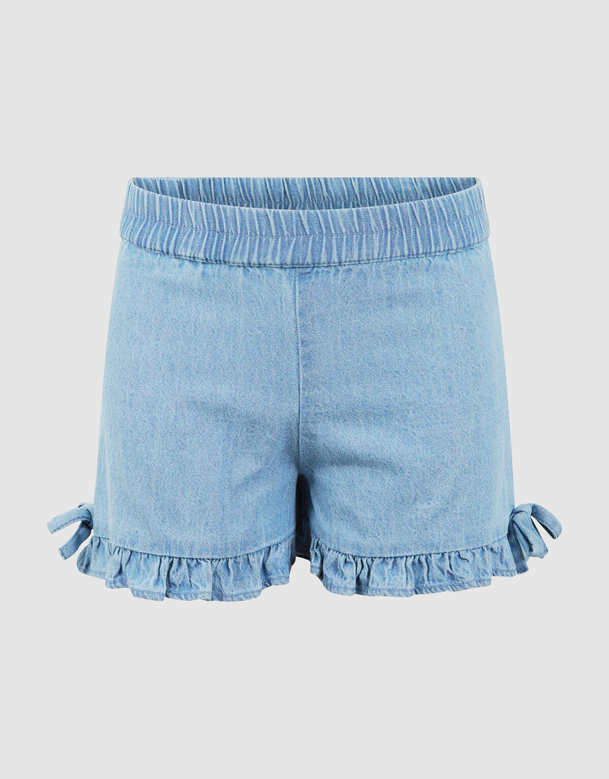Ruffle Denim Short Blauw SHOEBY GIRLS