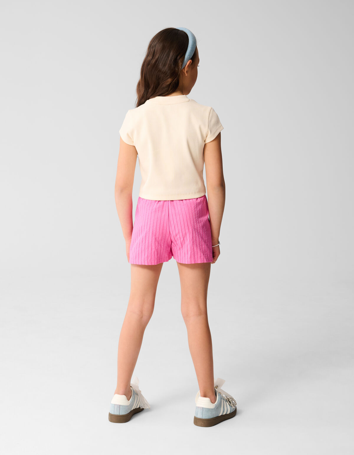 L'amour Crop Top Gebroken Wit SHOEBY GIRLS