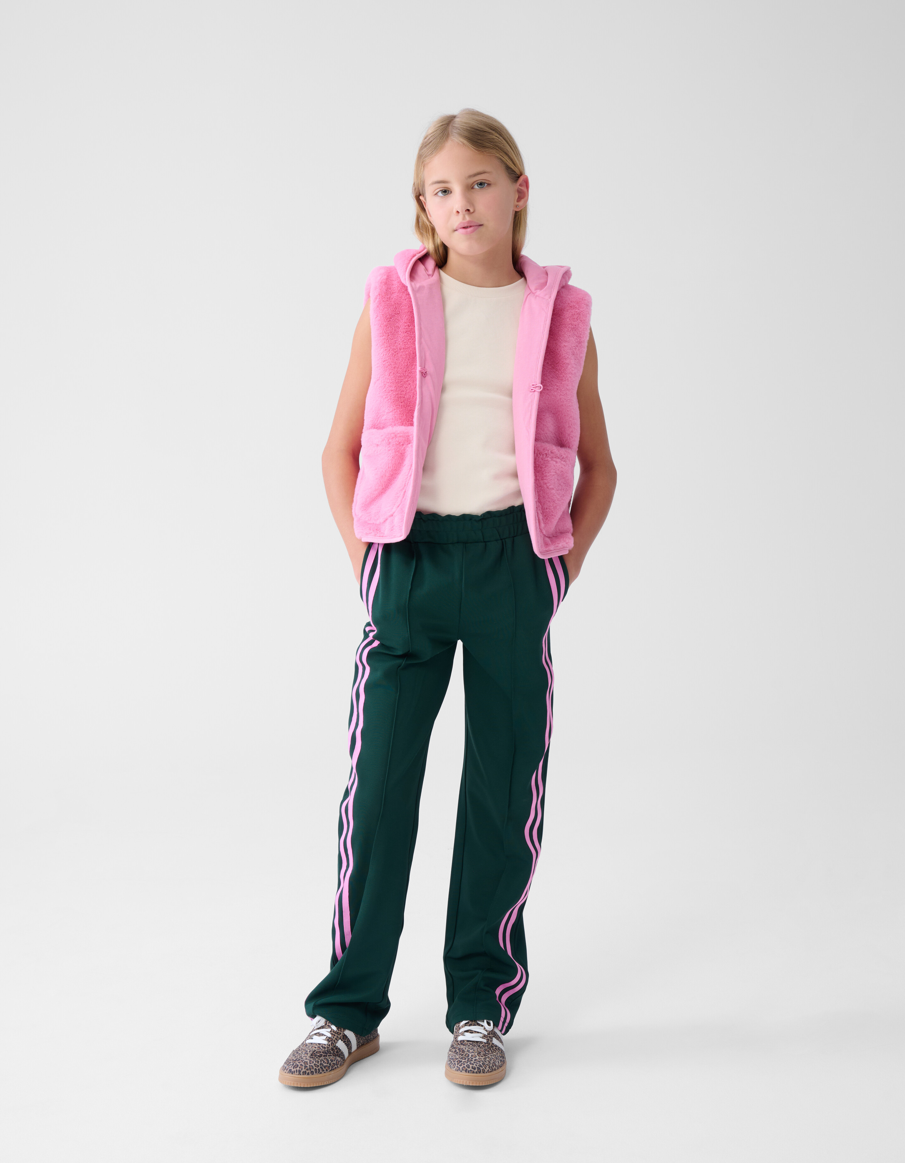 Fur Gilet Roze SHOEBY GIRLS