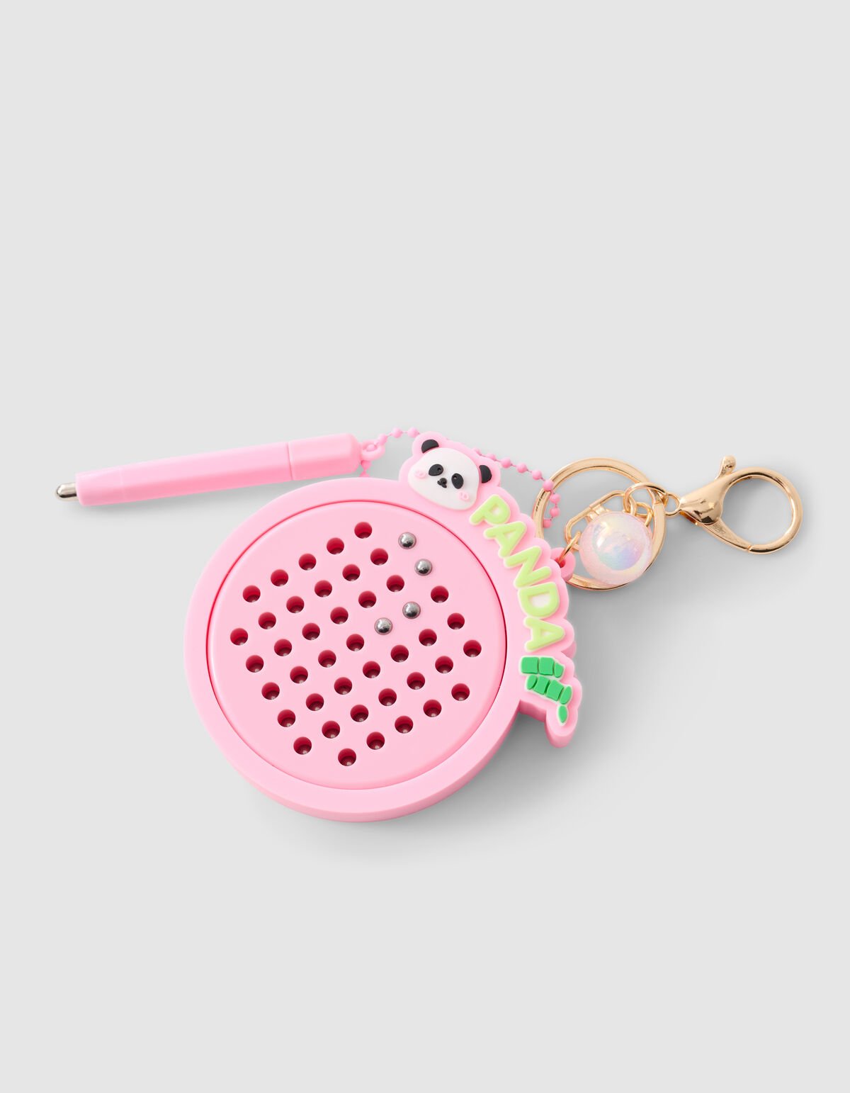 Panda Ball Sleutelhanger Roze SHOEBY ACCESSOIRES