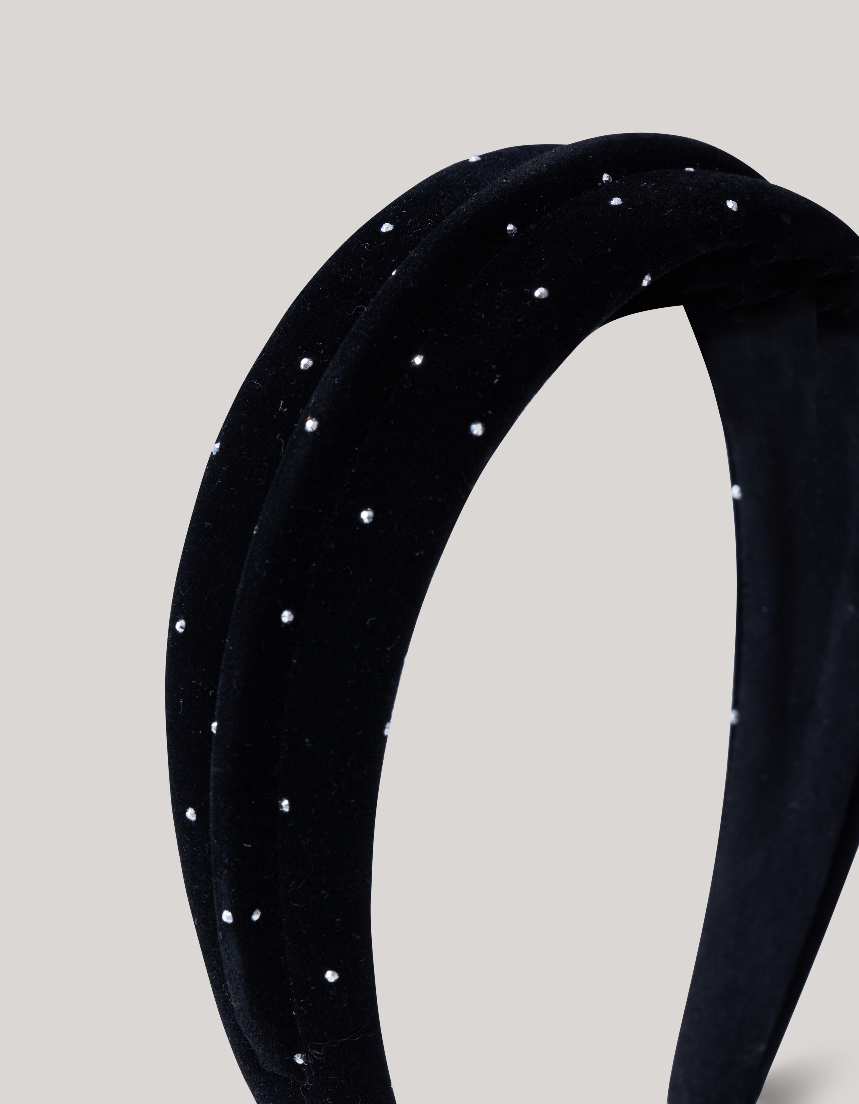 Velvet Studs Haarband Zwart SHOEBY ACCESSOIRES