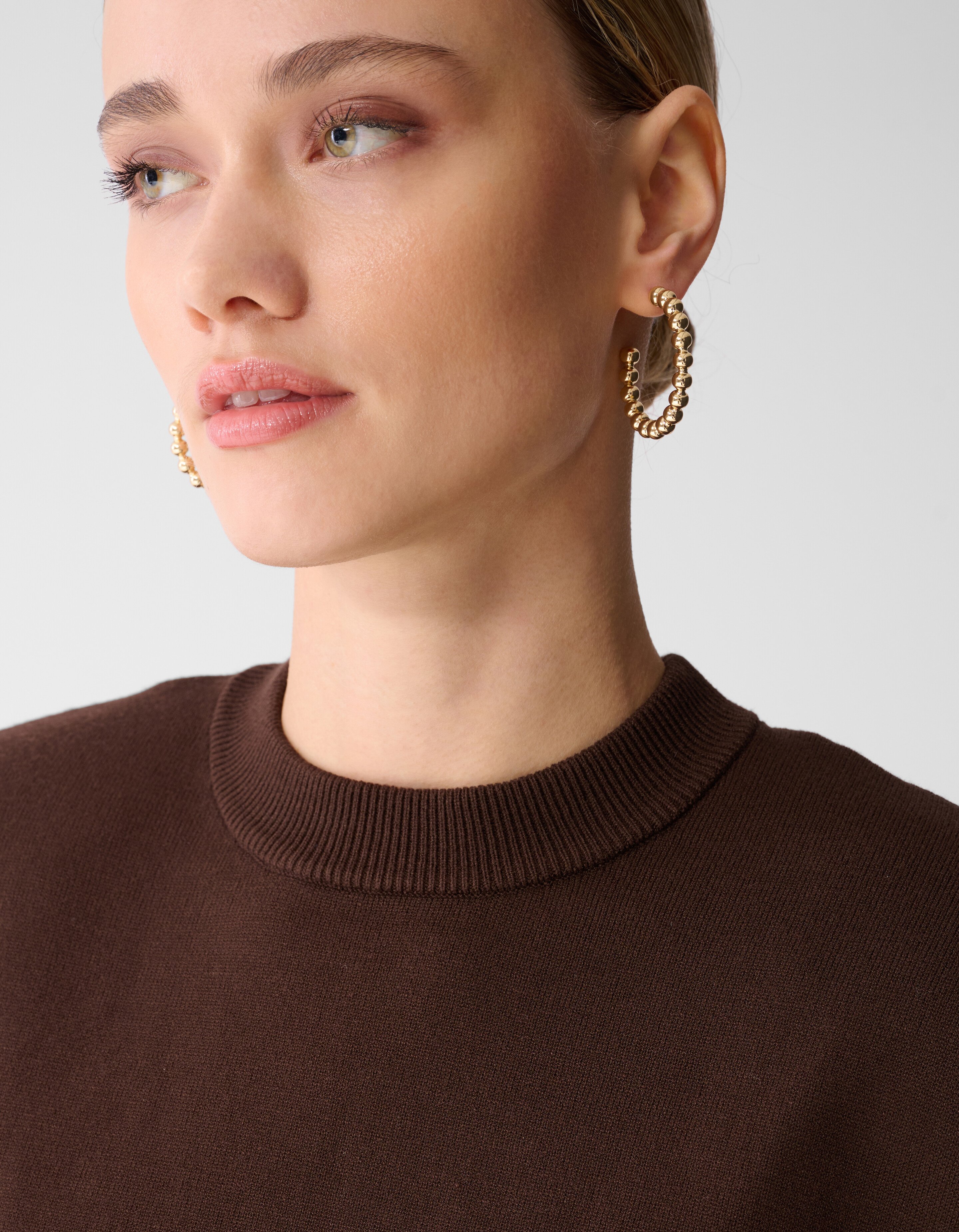 Small Bubble Hoop Oorbellen Goud SHOEBY ACCESSOIRES