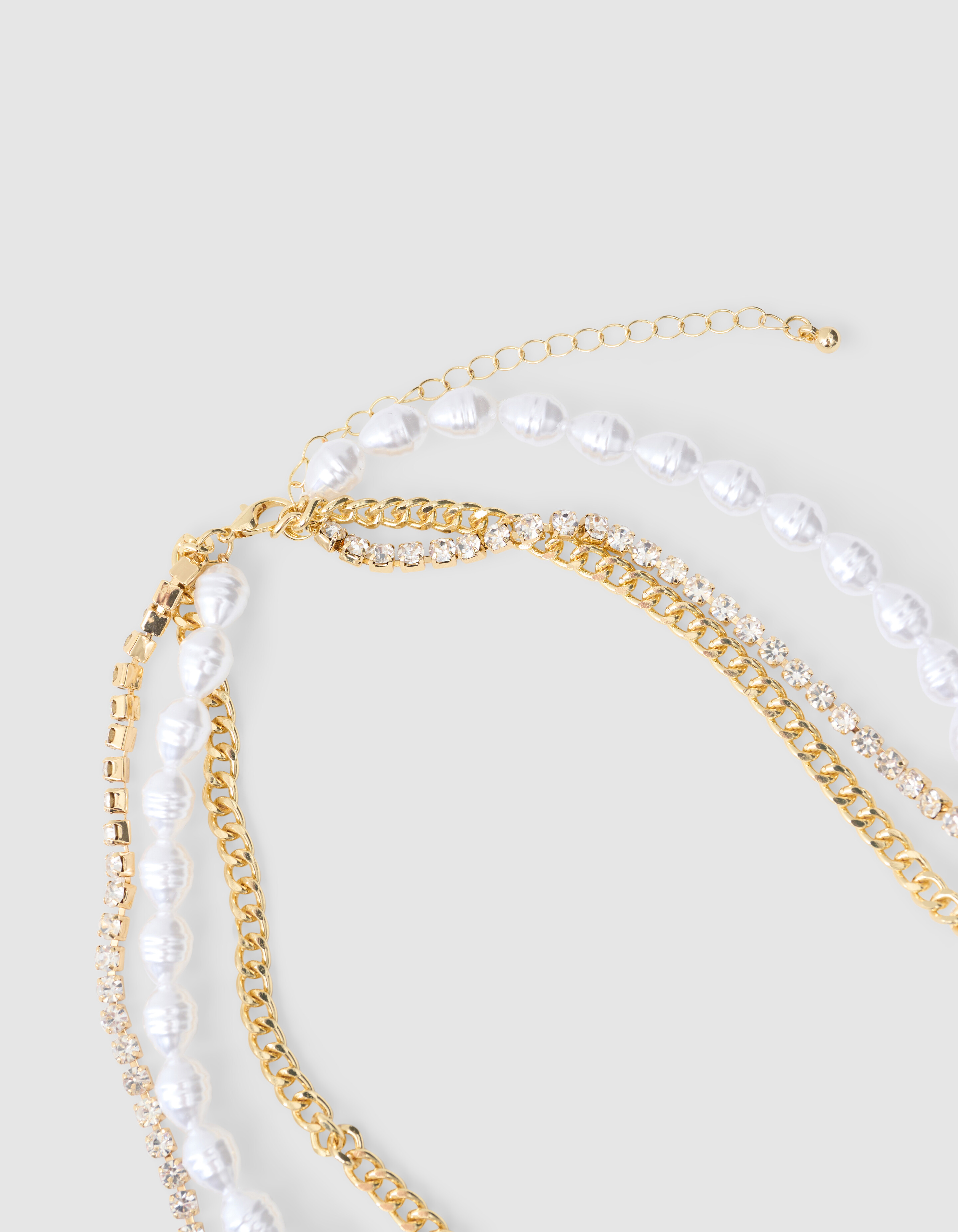 Combi Heart Ketting Goud SHOEBY ACCESSOIRES