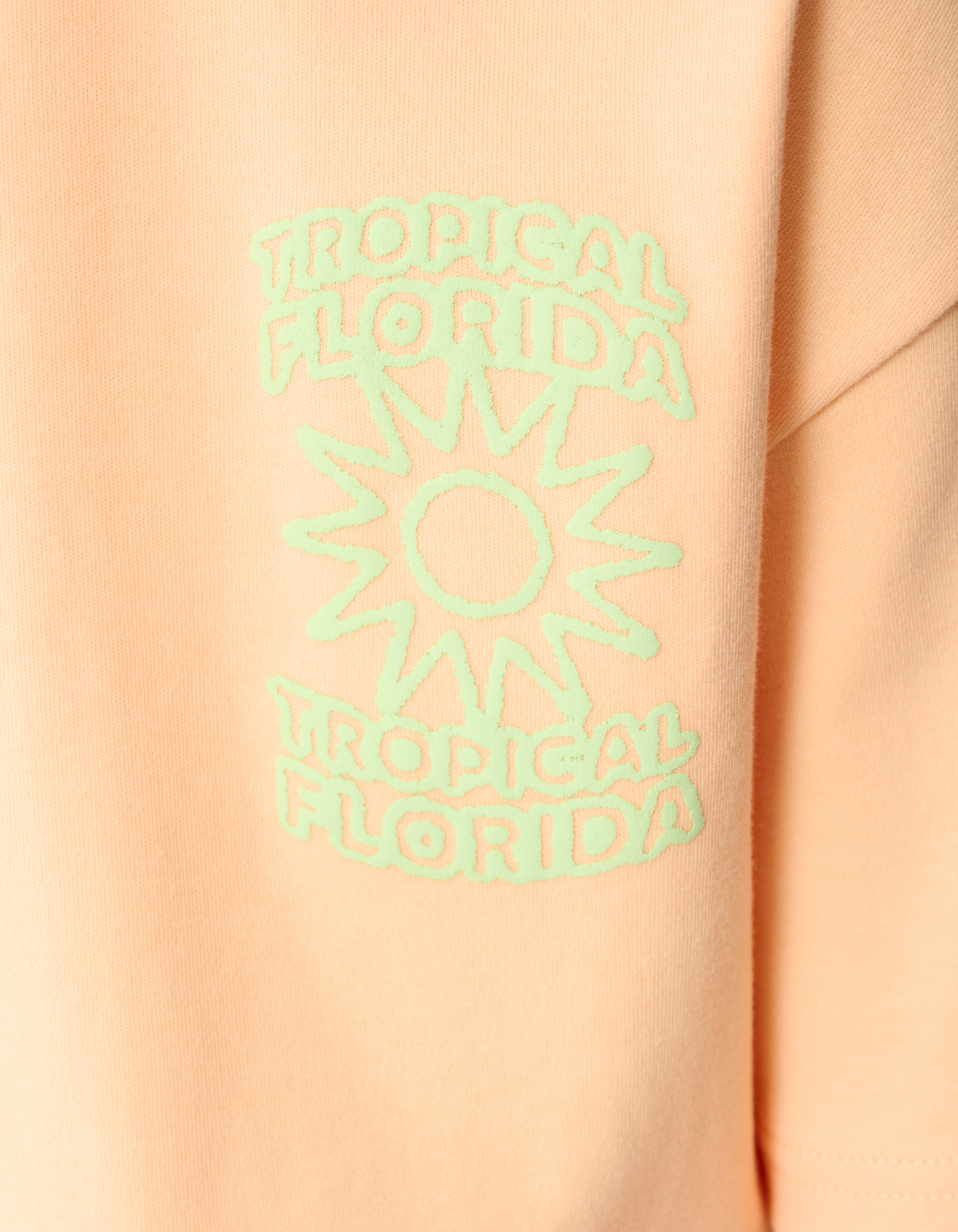 Tropical Artwork T-shirt Lichtoranje SHOEBY BOYS