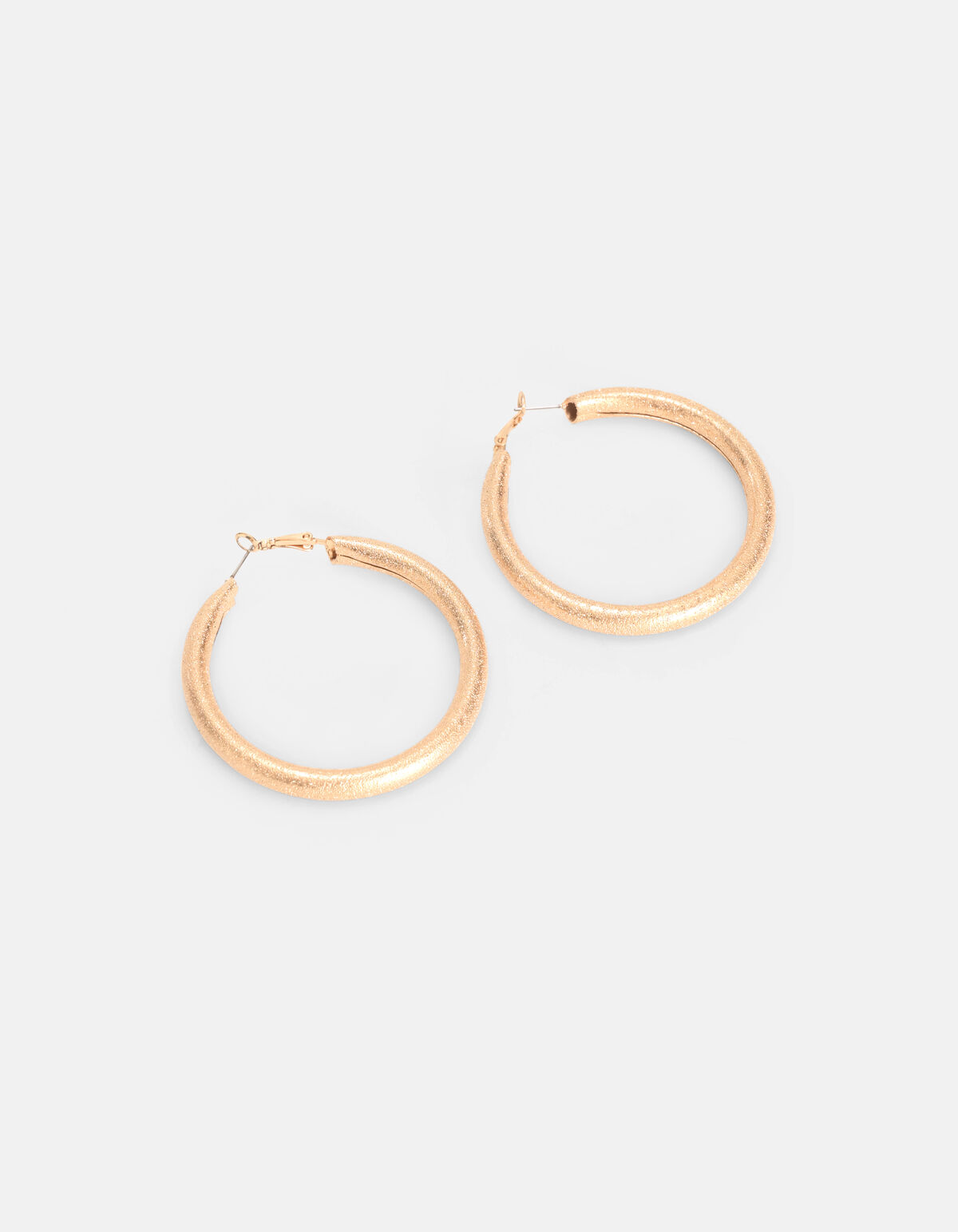 Big Brussed Hoop Oorbellen SHOEBY ACCESSOIRES