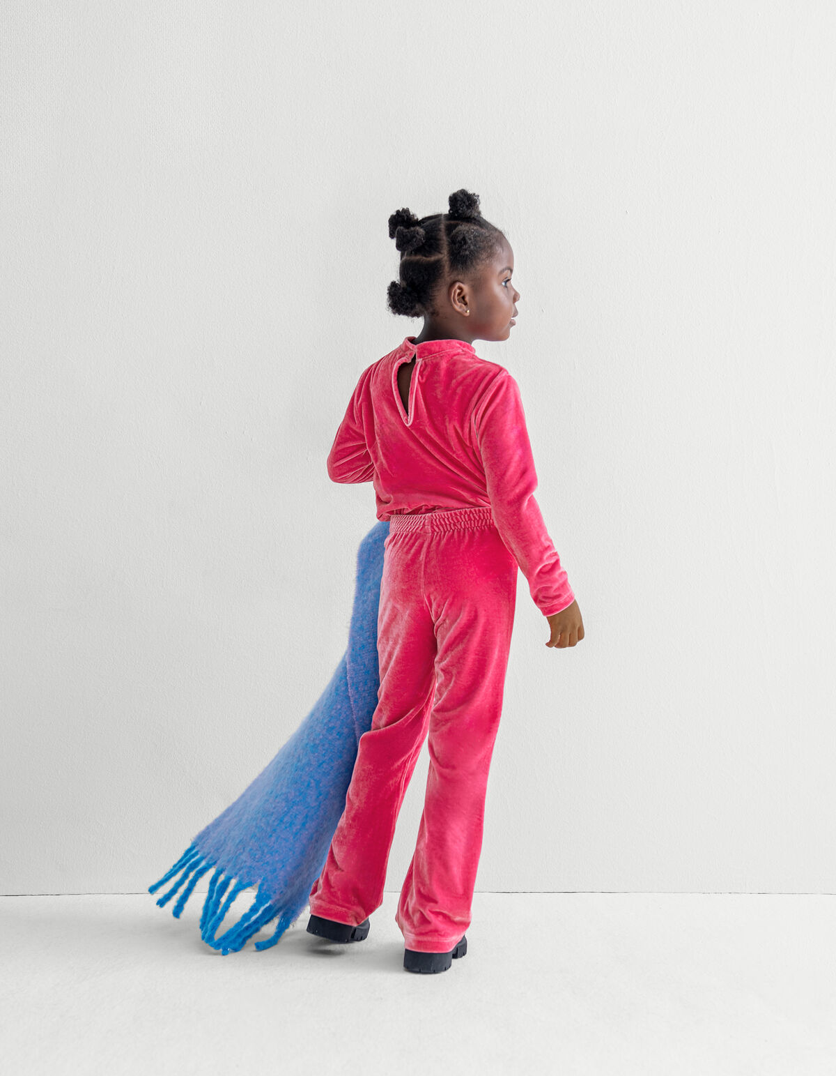 Velvet Flared Broek Roze SHOEBY GIRLS