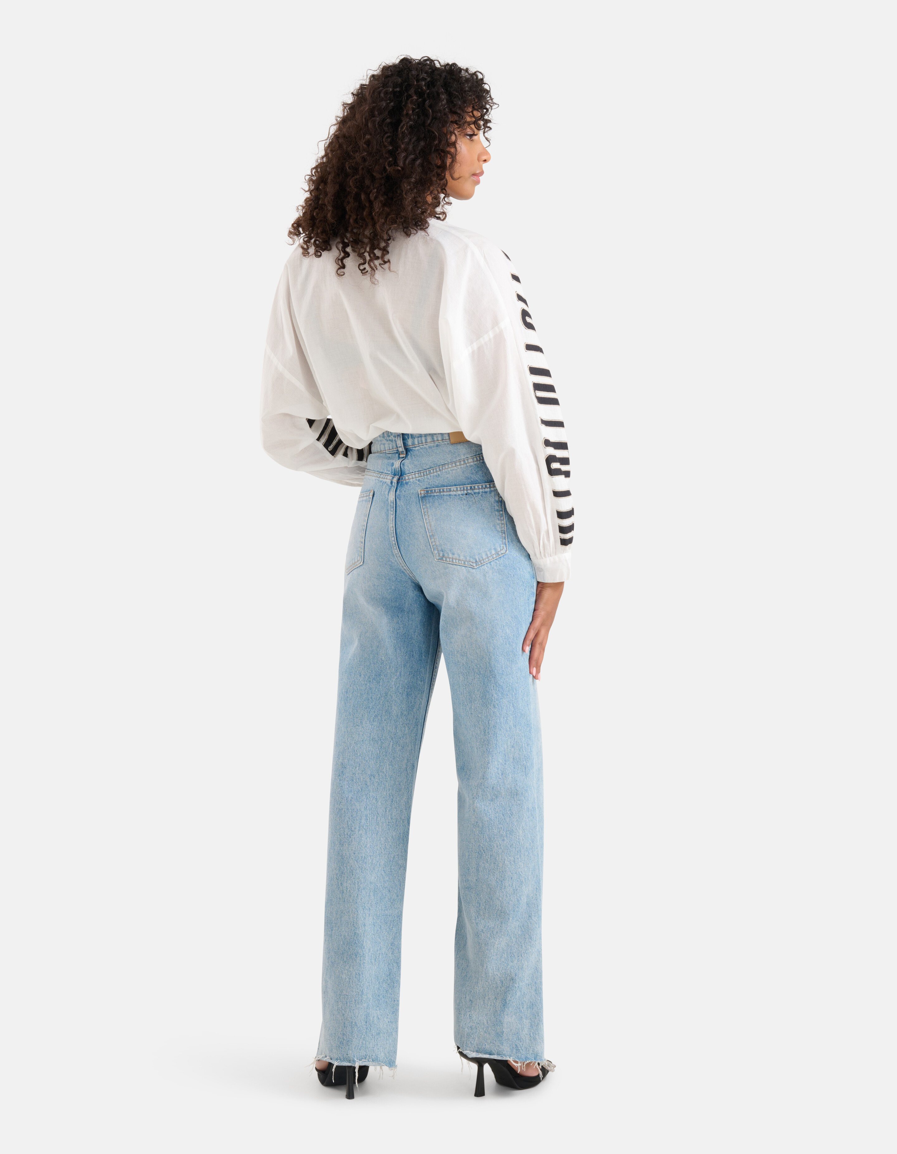 Patch Blouse Wit SHOEBY WOMEN