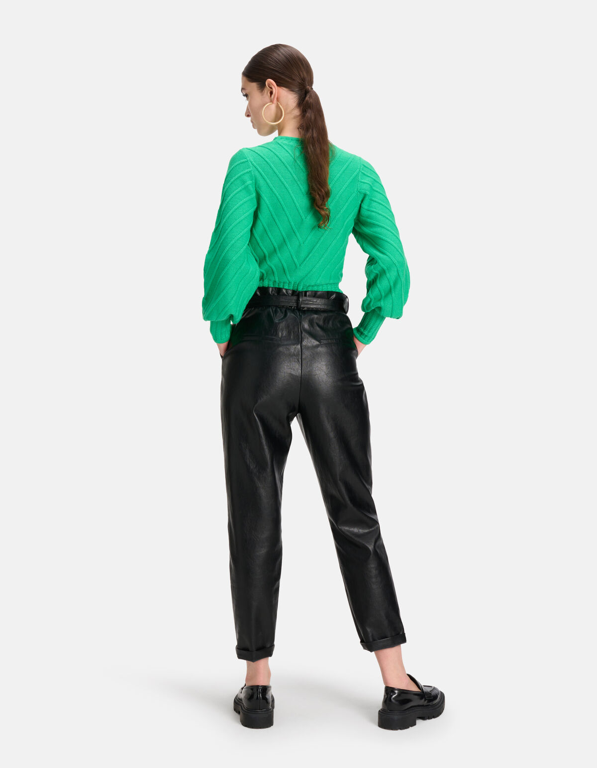 Diagonaal Trui Groen SHOEBY WOMEN