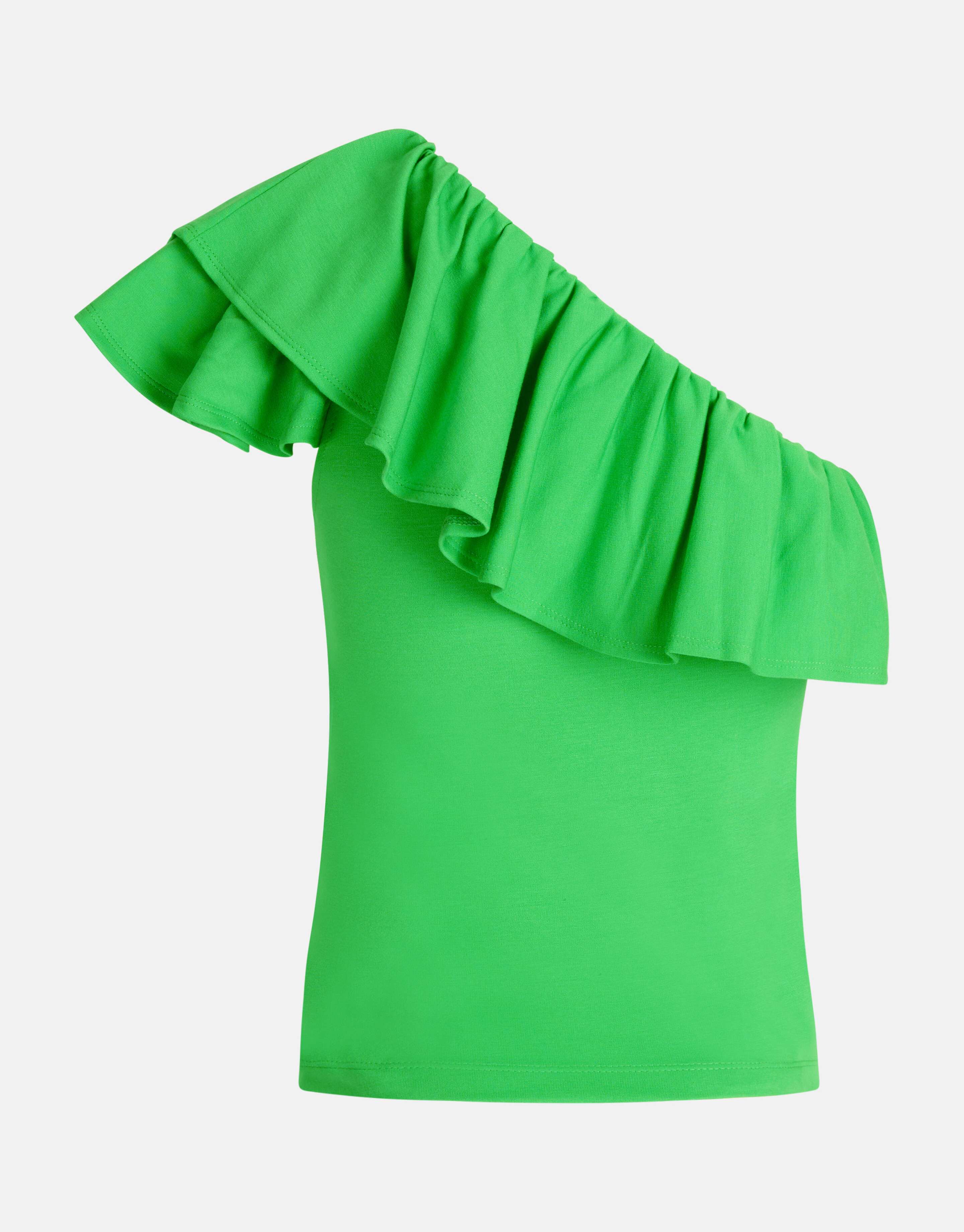 Ruffle Top Groen SHOEBY WOMEN